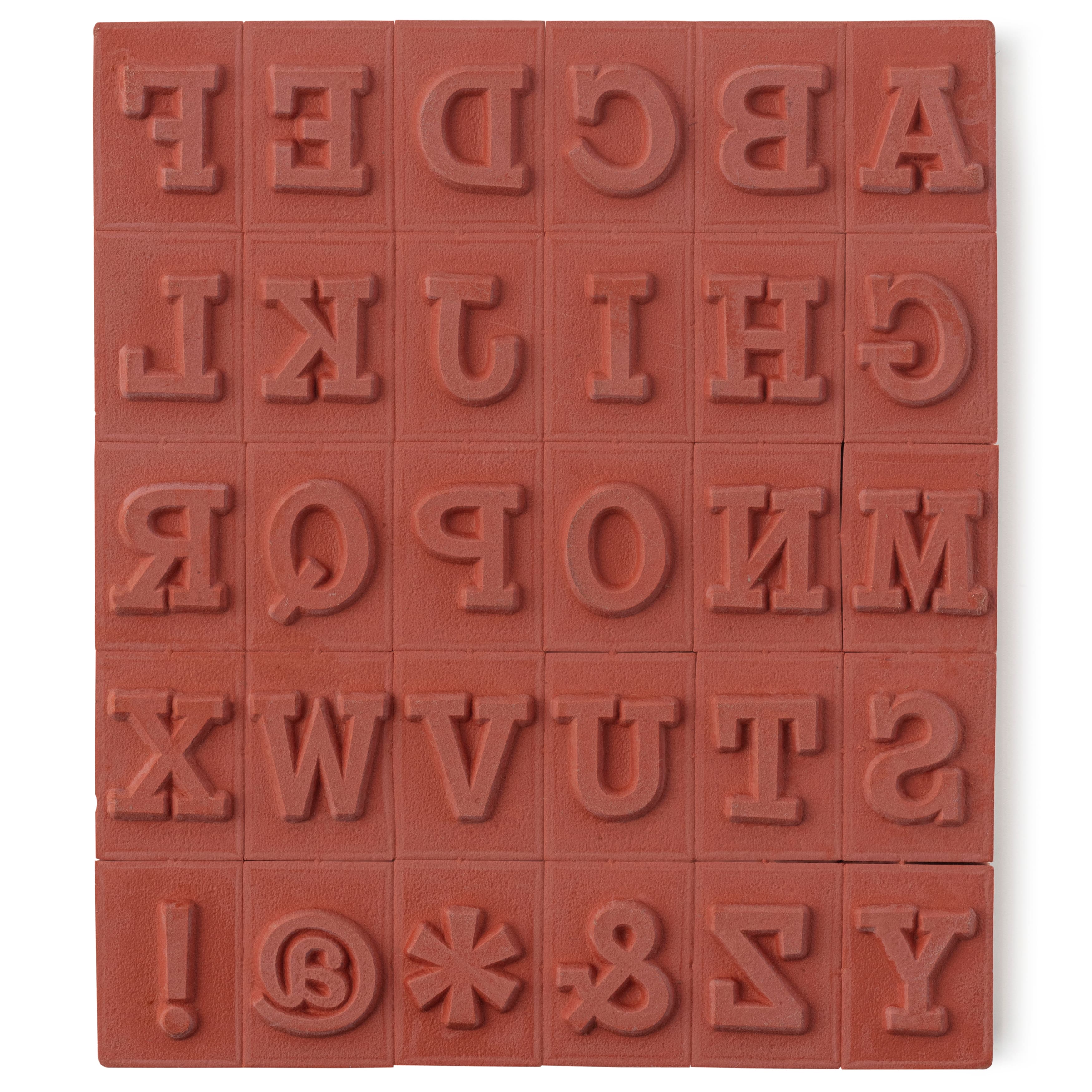 Standard Alphabet Stamp Sets Large