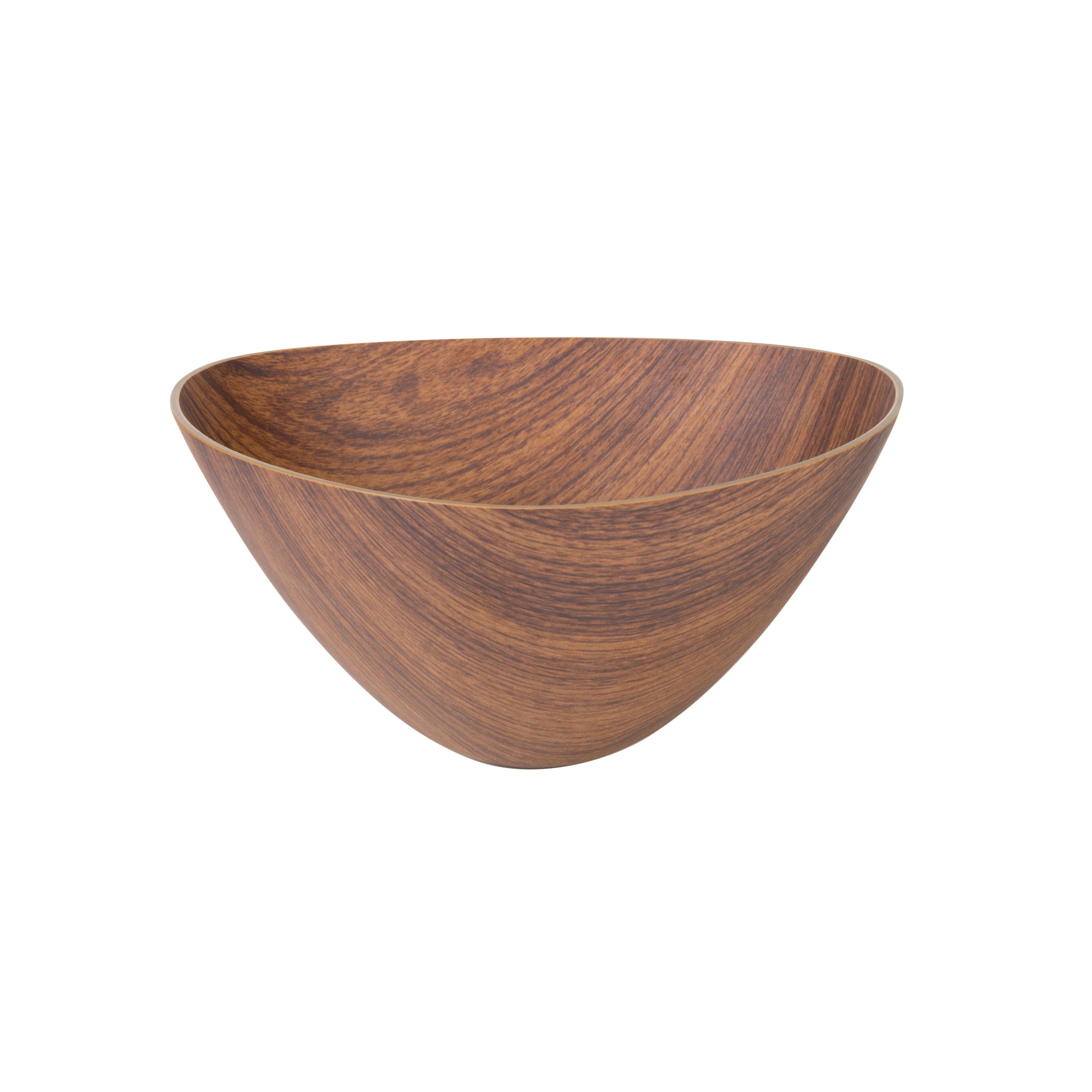 Luxe Party Mahogany Collection Large&#x22; Triangle Serving Bowl