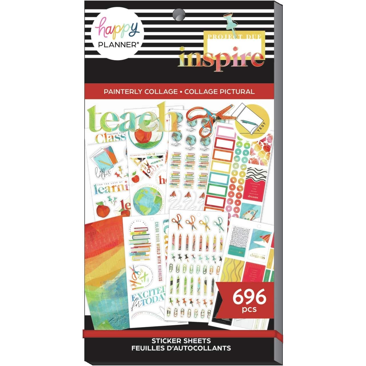 Happy Planner Sticker Value Pack 30/Sheets-Painterly Collage