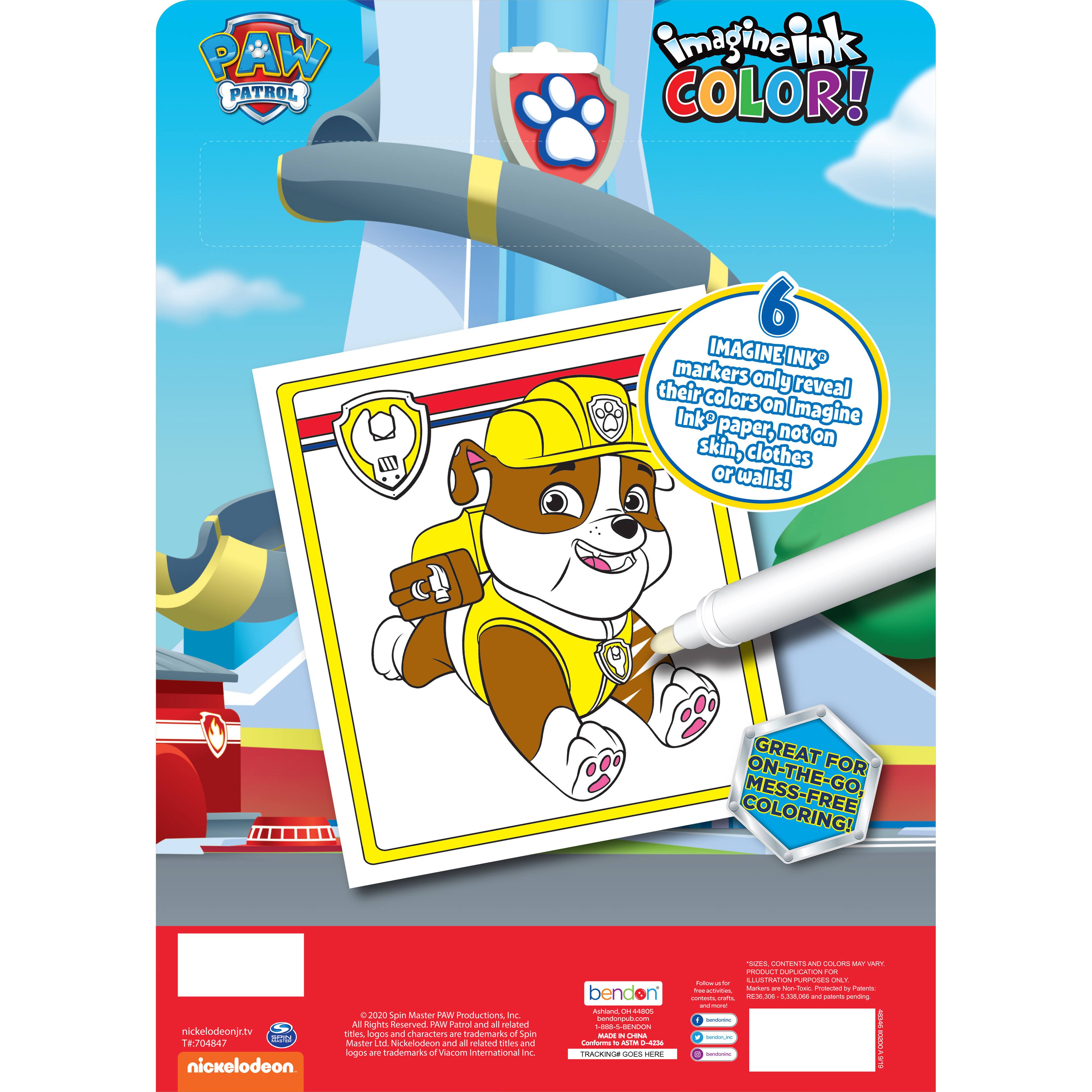 Imagine Ink® COLOR! PAW Patrol™ Mess Free Coloring Pad & Marker