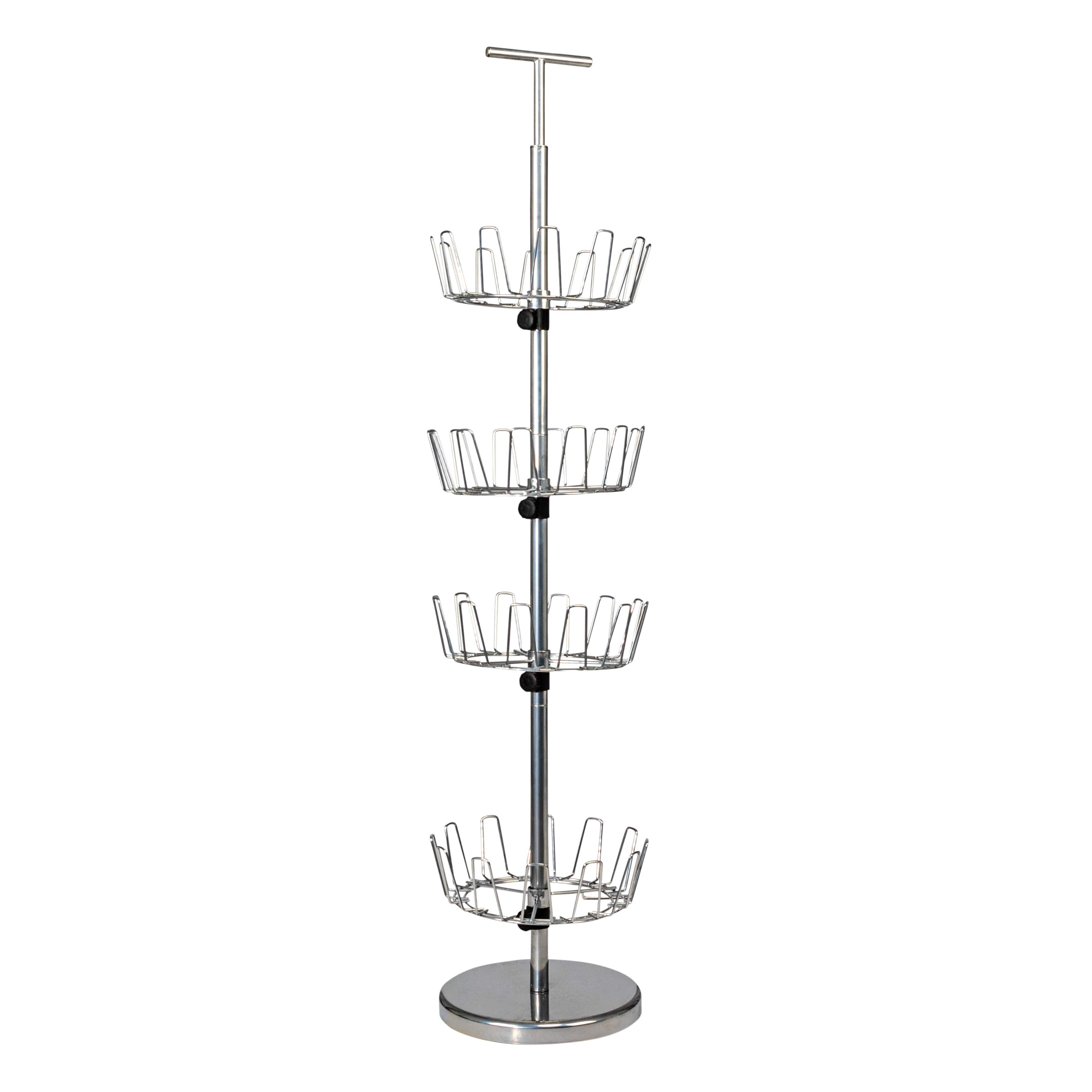 Household Essentials 4-Tier Revolving Shoe Tree