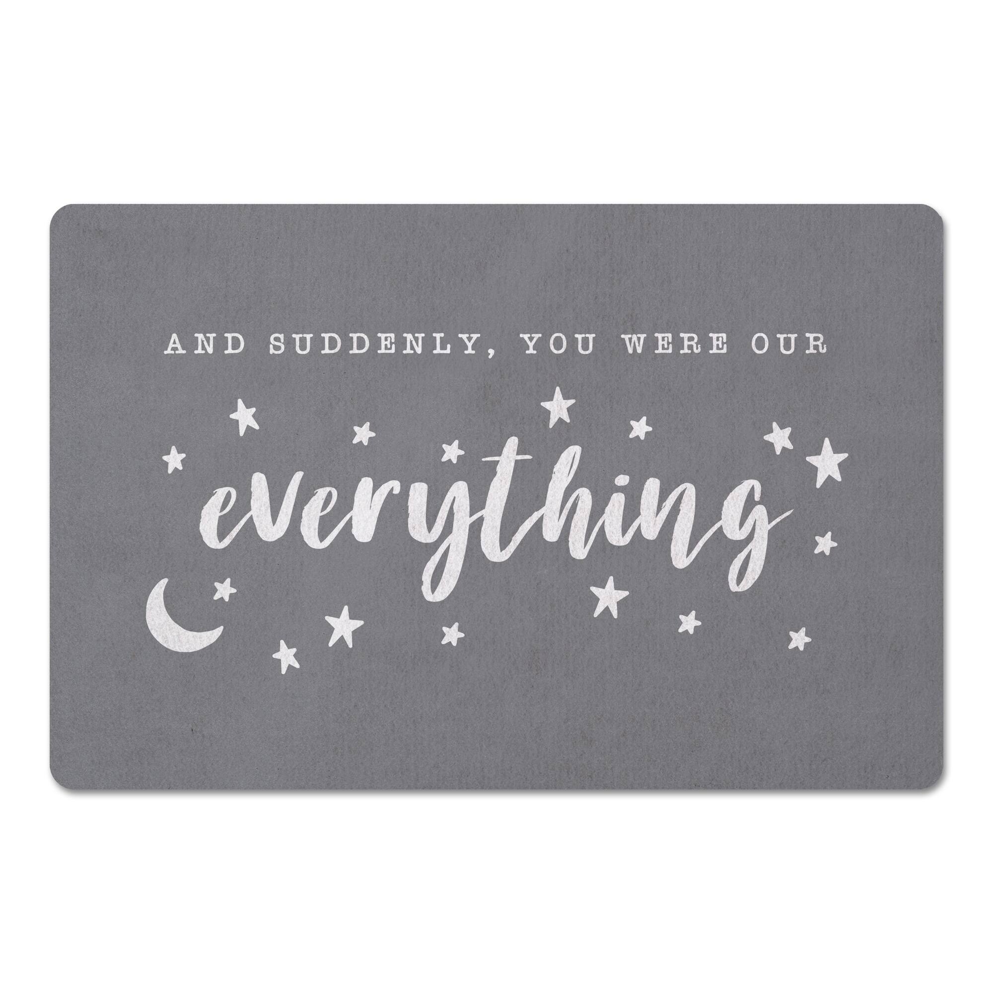 18" x 27" Suddenly You Were Our Everything Floor Mat