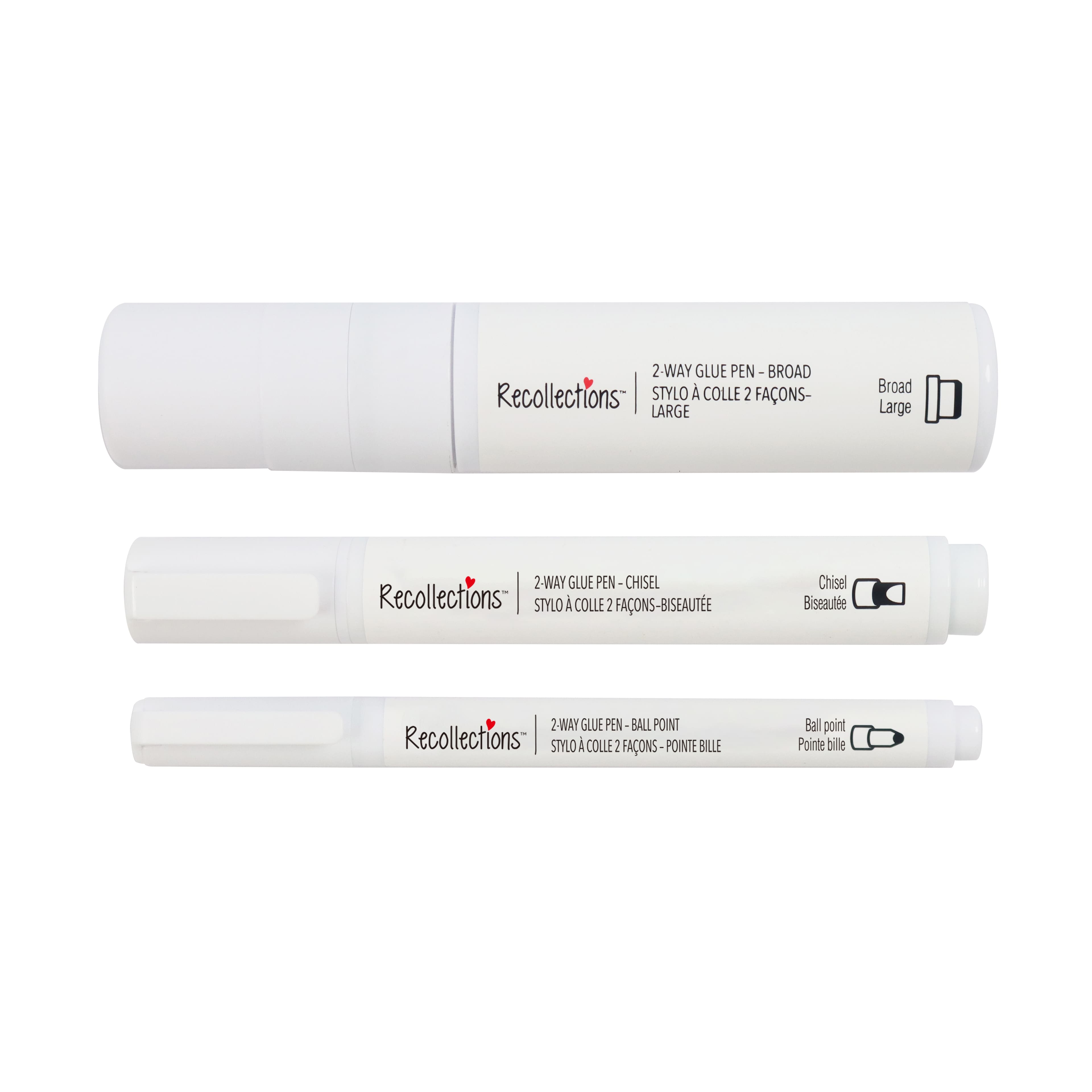 6 Packs: 3 ct. (18 total) Mixed 2-Way Glue Pens by Recollections™