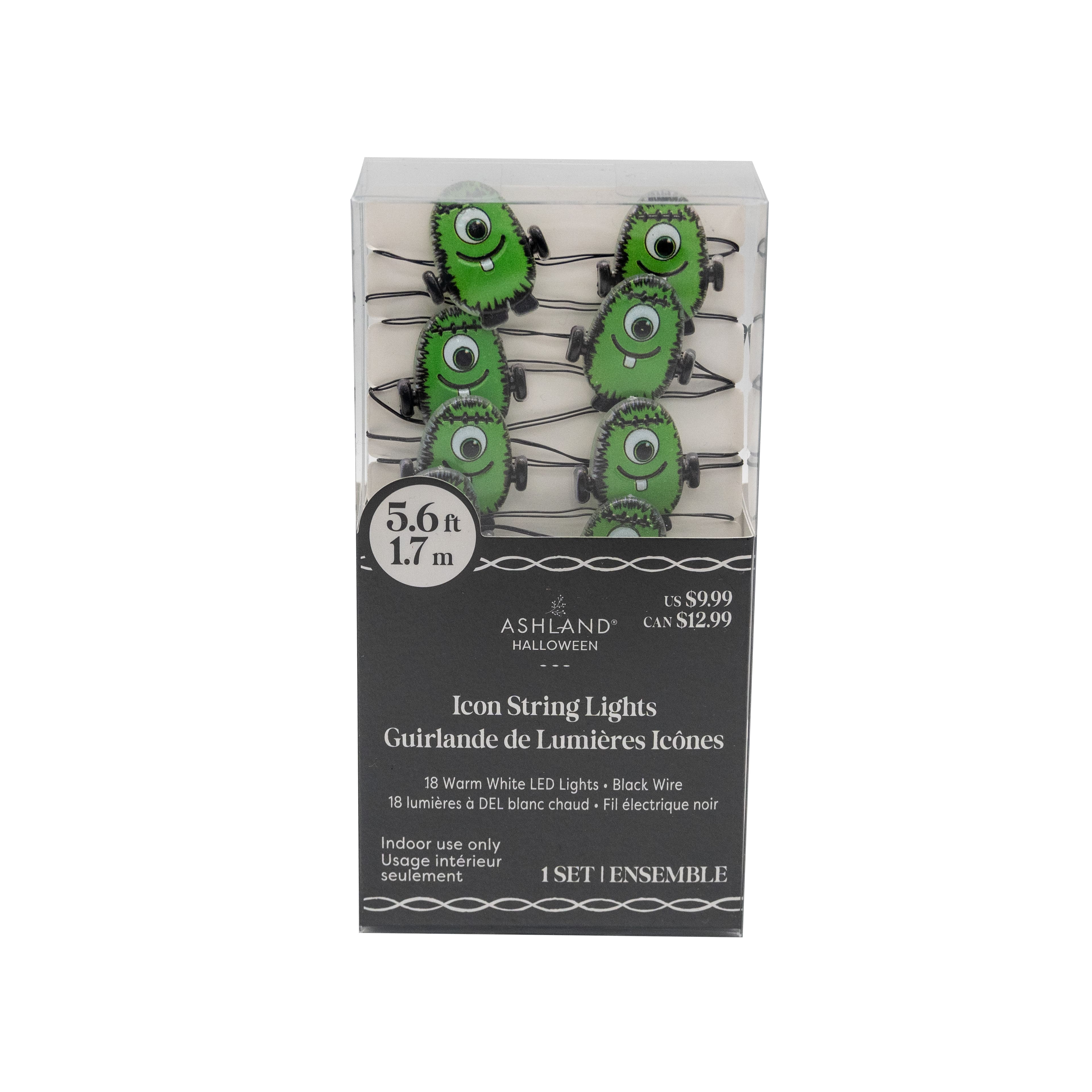 18ct. Warm White LED Monster Icon String Lights by Ashland®