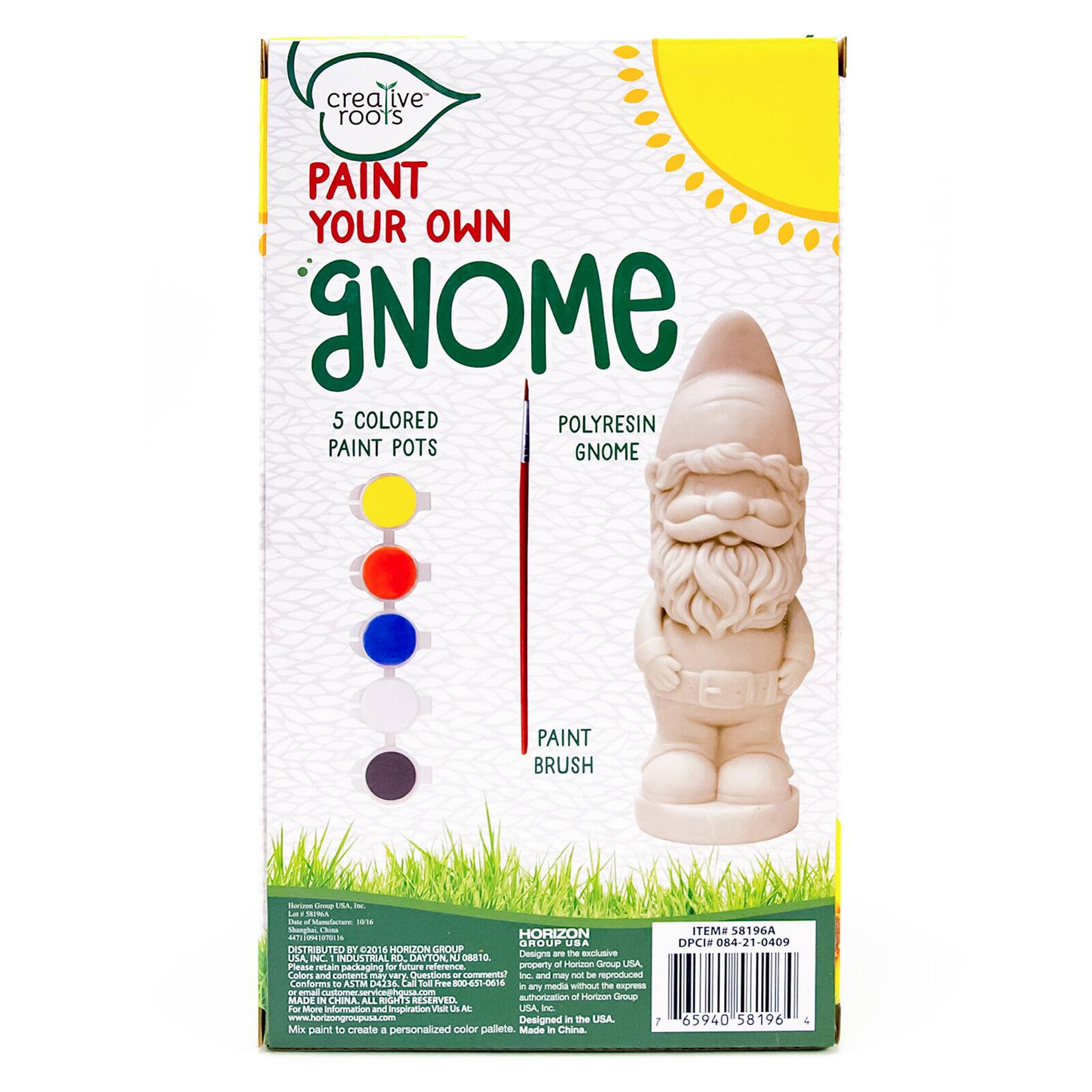 Creative Roots™ Paint Your Own Gnome Figurine Kit