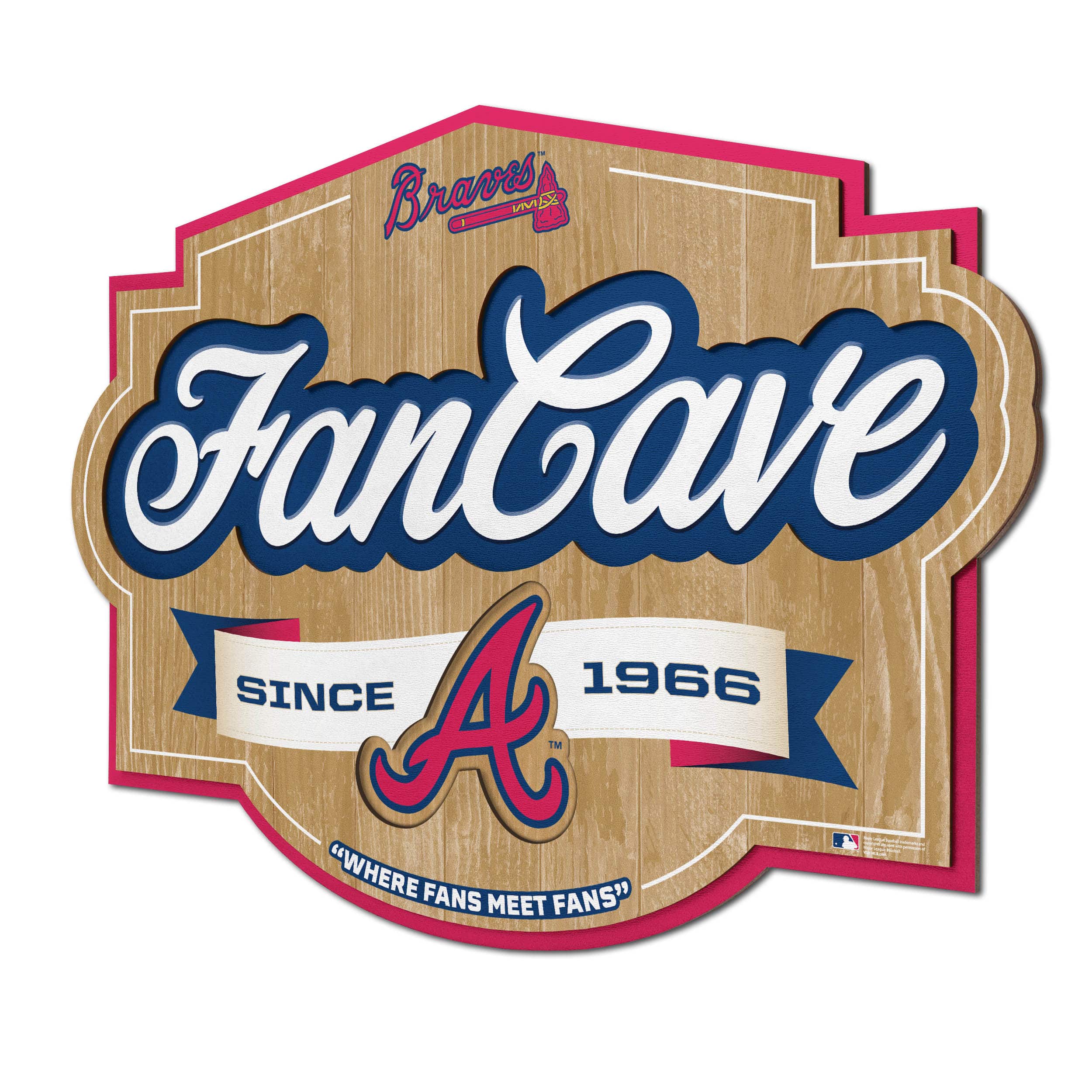 MLB Fan Cave Sign