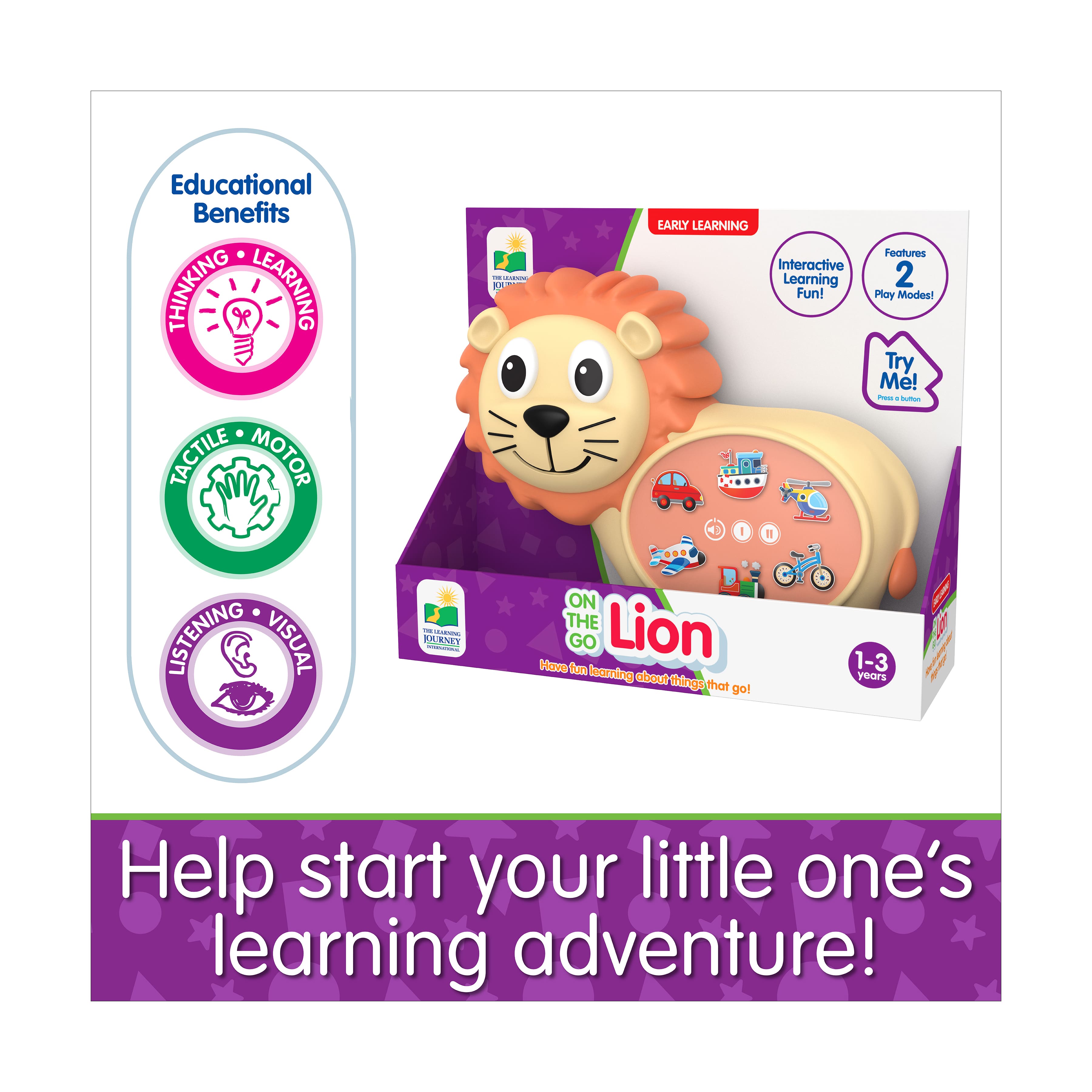 Early Learning - On the Go Lion