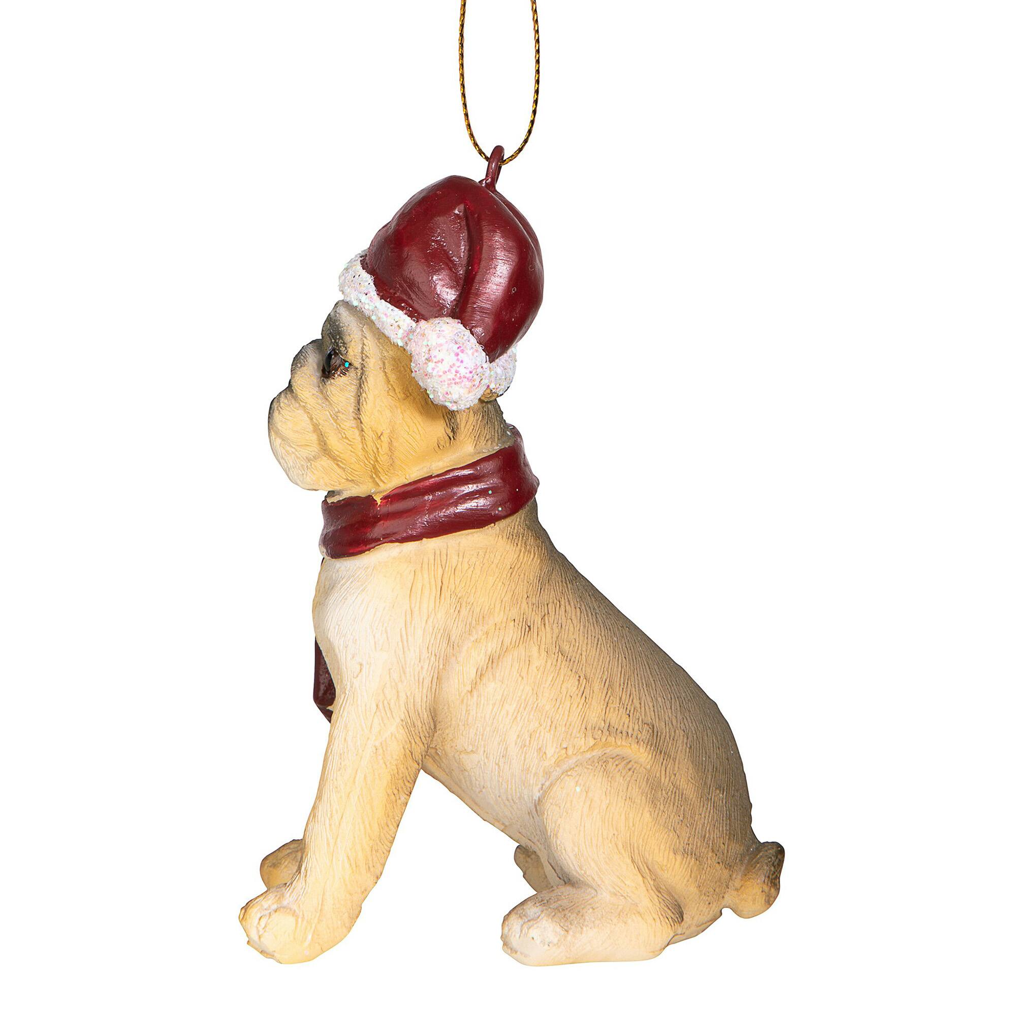 Design Toscano 3.5&#x22; Bulldog Ornament Sculpture