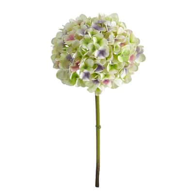 Multicolor Hydrangea Artificial Flower Stem, 3ct. | Michaels