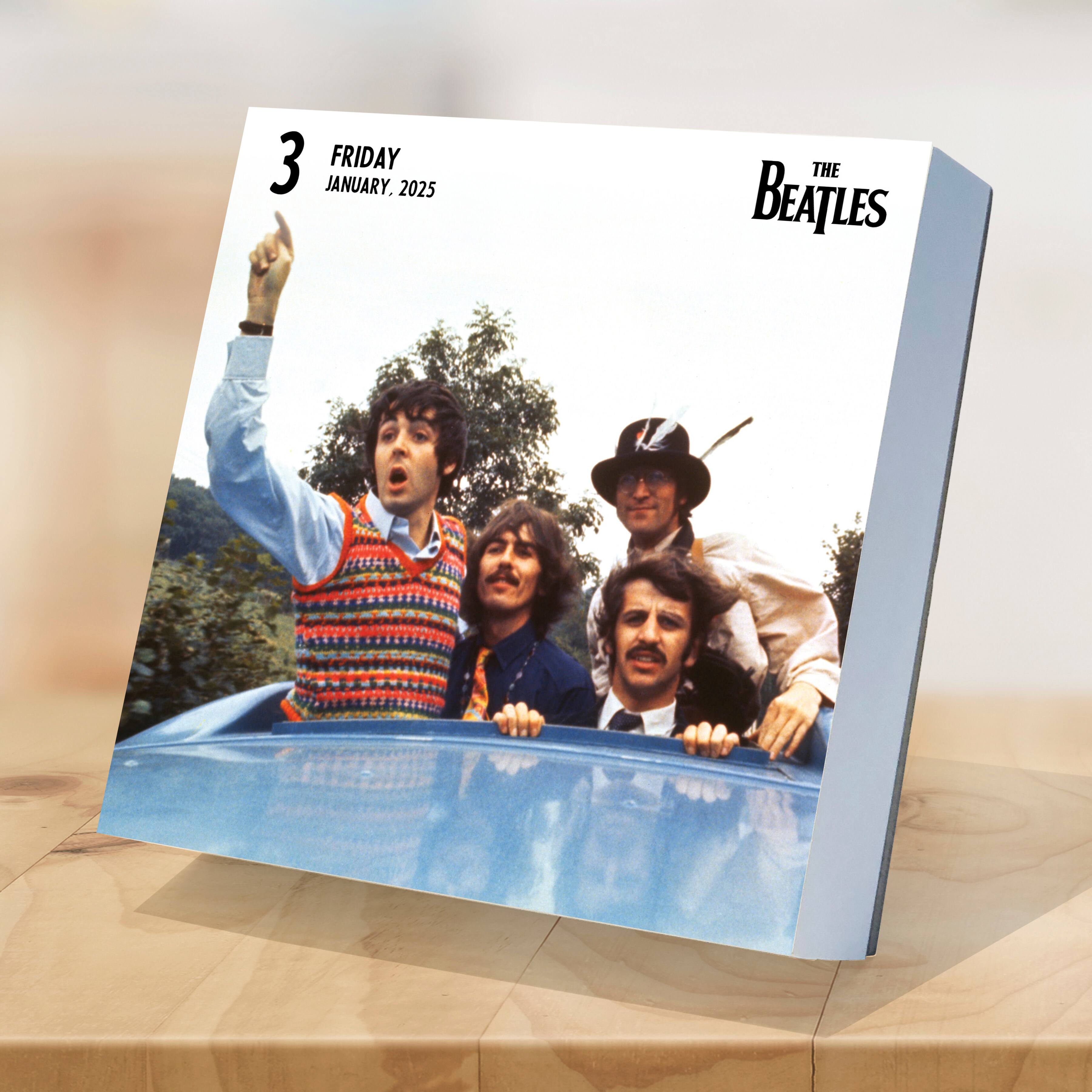 TF Publishing 2025 The Beatles Daily Desktop Calendar