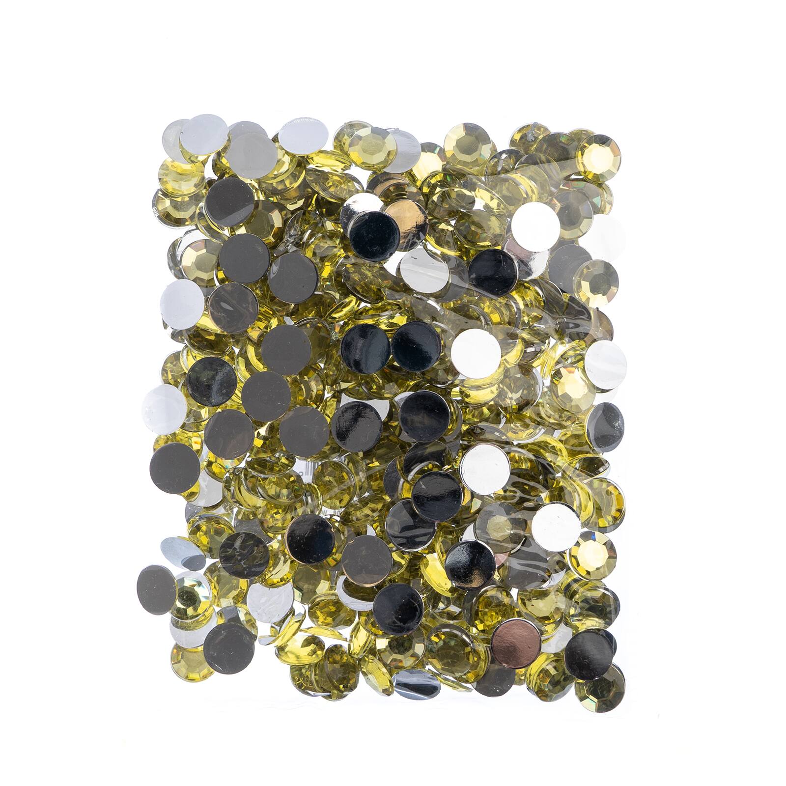 John Bead 12mm Acrylic Round Flat Back Rhinestones, 400ct.