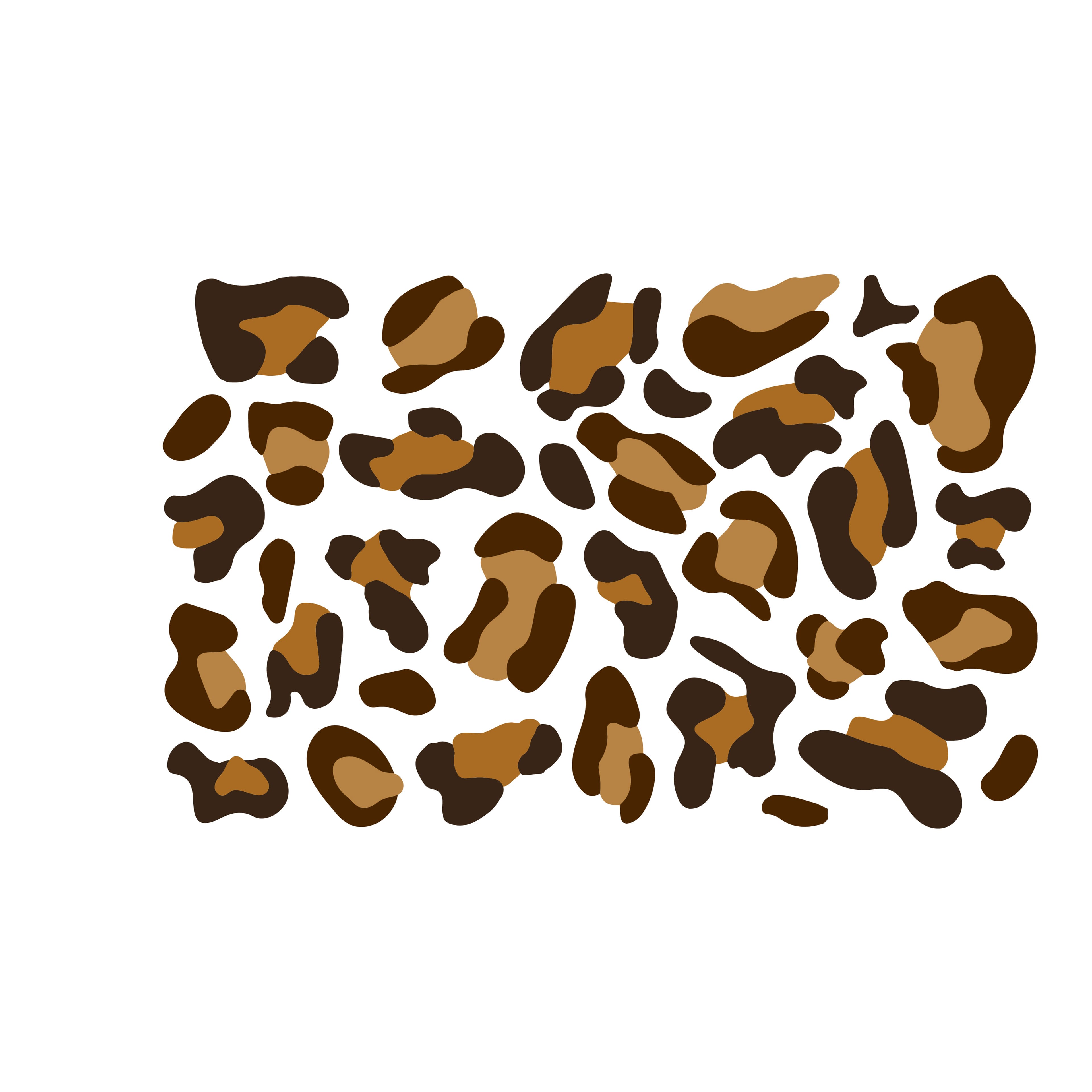 Leopard Layering Stencils by Recollections&#x2122;