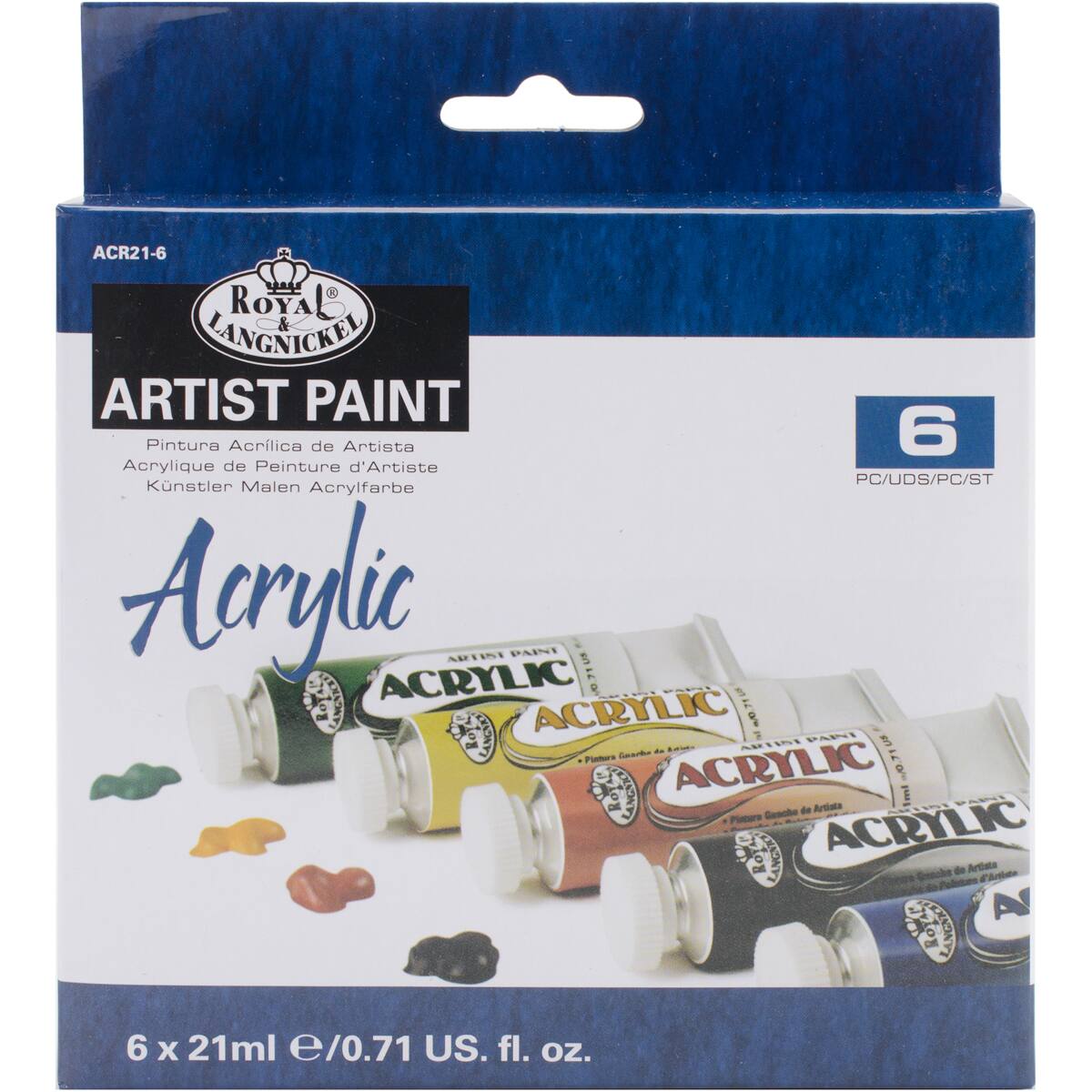 Royal & Langnickel® 6 Color Acrylic Paint Set Acrylic Paint Sets