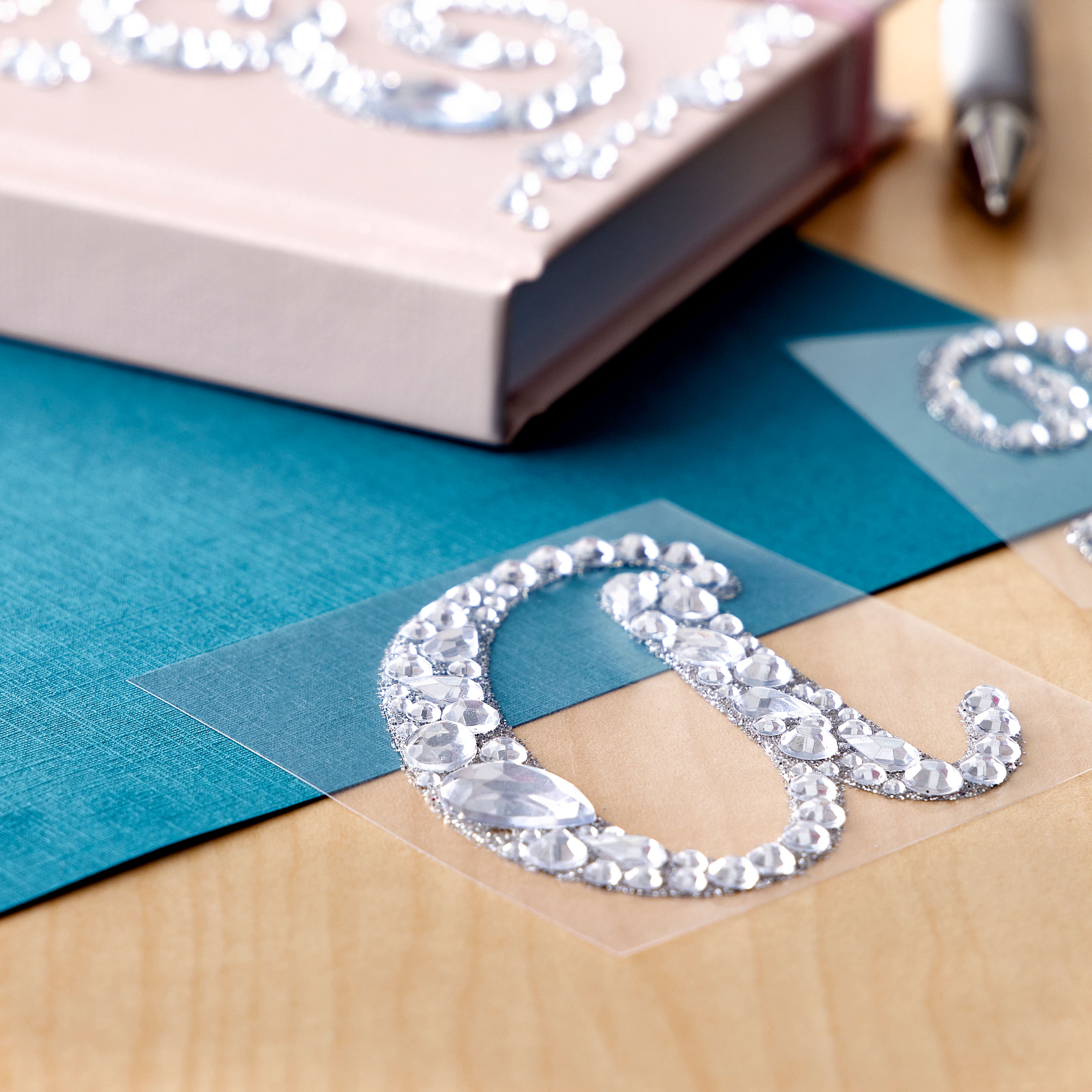 12 Pack: Bling Alphabet Letter Sticker by Recollections&#x2122;
