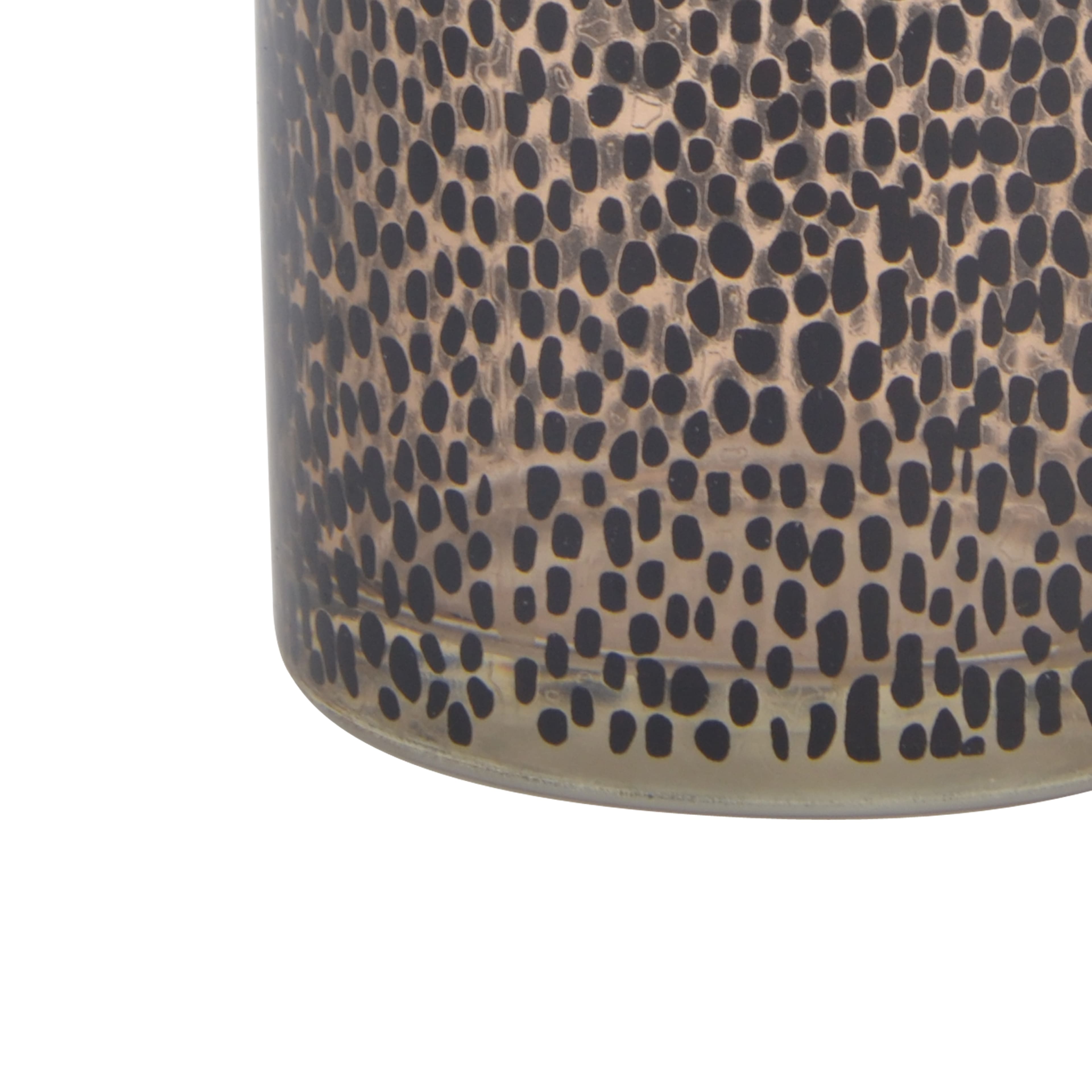 3&#x22; Cheetah Print Glass Tealight Candle Holder by Ashland&#xAE;