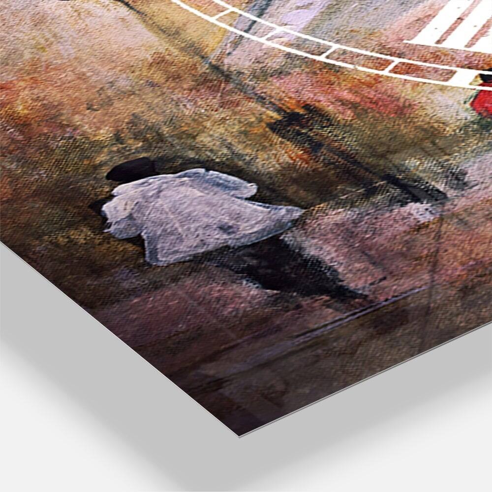 Designart Love In Paris VI Traditional 3 Panel Wall Clock