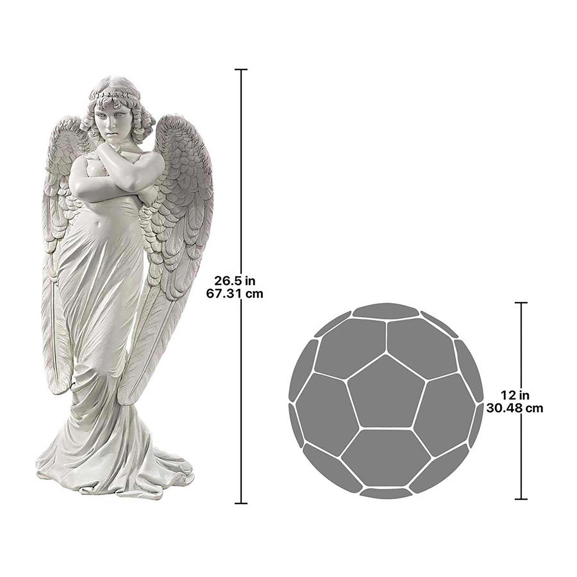 Design Toscano 26.5&#x22; Monteverde Angel Statue (1882)