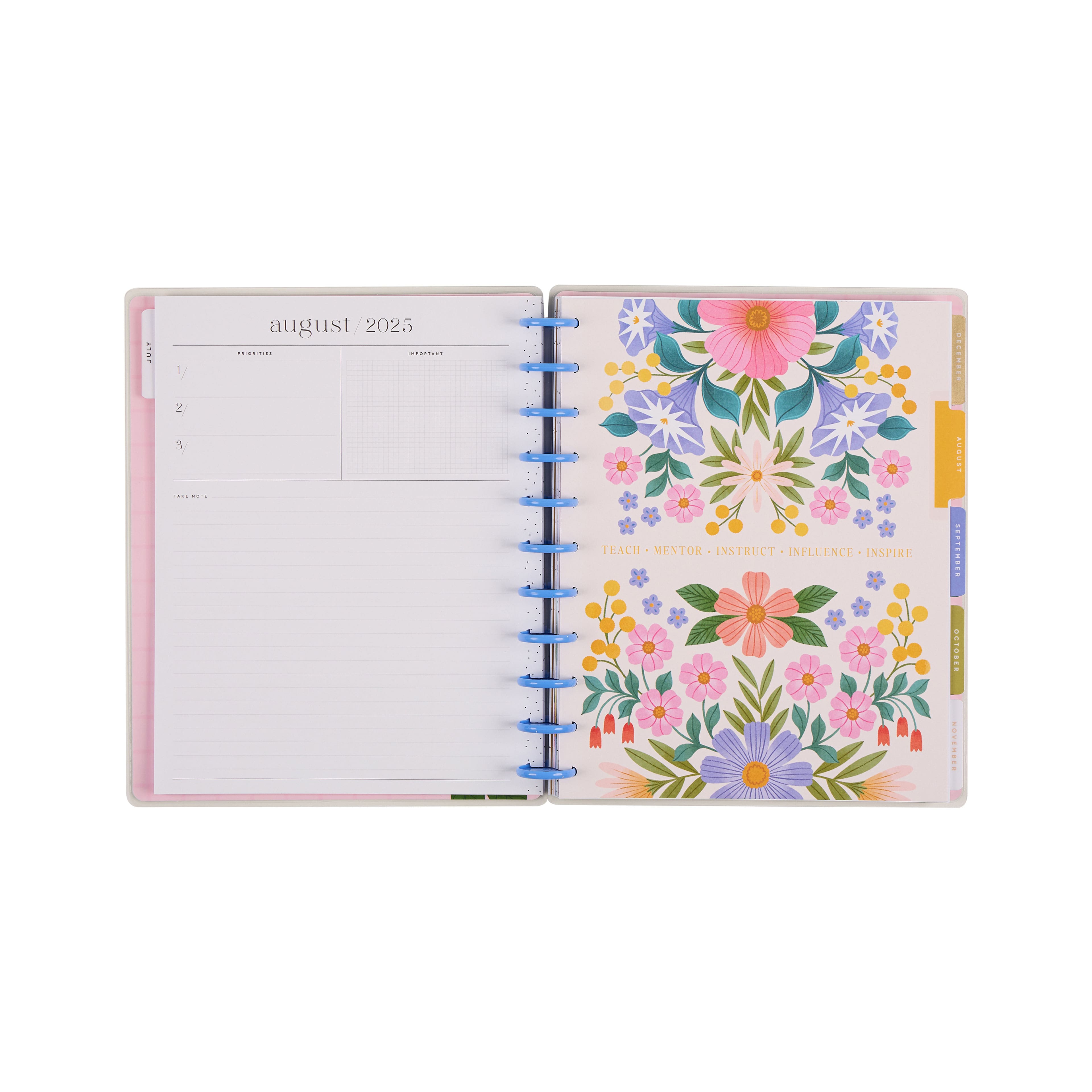 The Big Happy Planner&#xAE; Garden Joy Customizable Teacher Planner