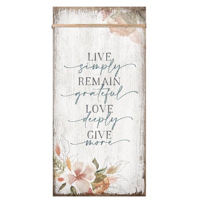 Live Simply Wood Plaque | Michaels