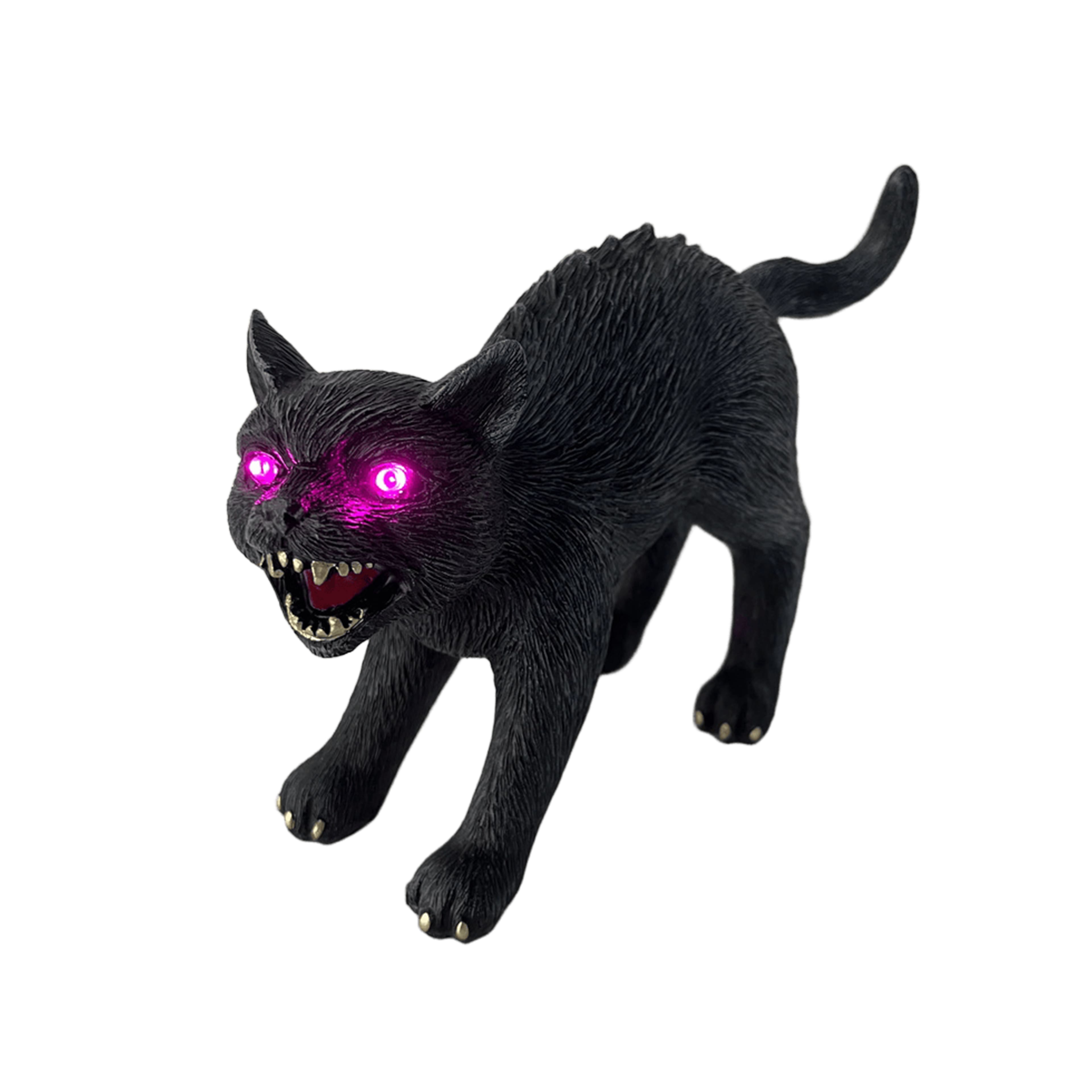 9.5&#x22; Black Cat LED Tabletop D&#xE9;cor by Ashland&#xAE;