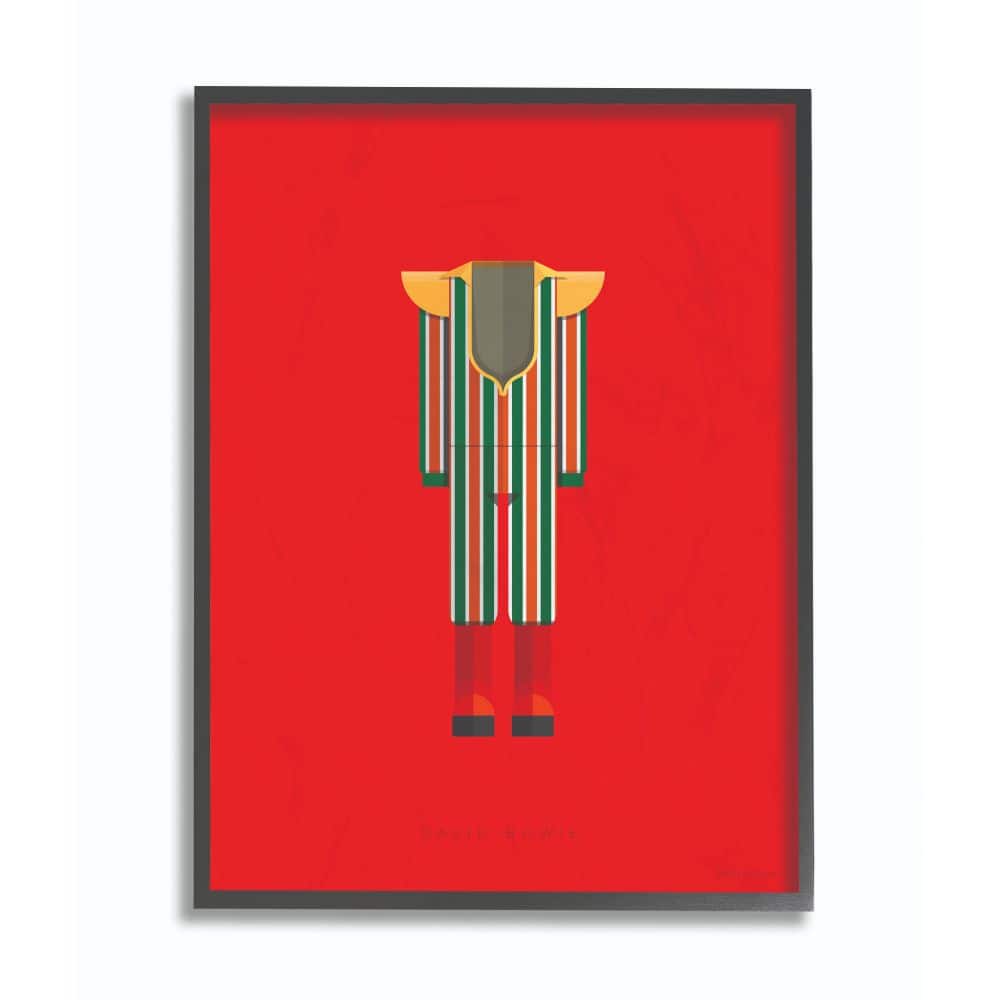 Stupell Industries David Bowie Wall Art in Black Frame