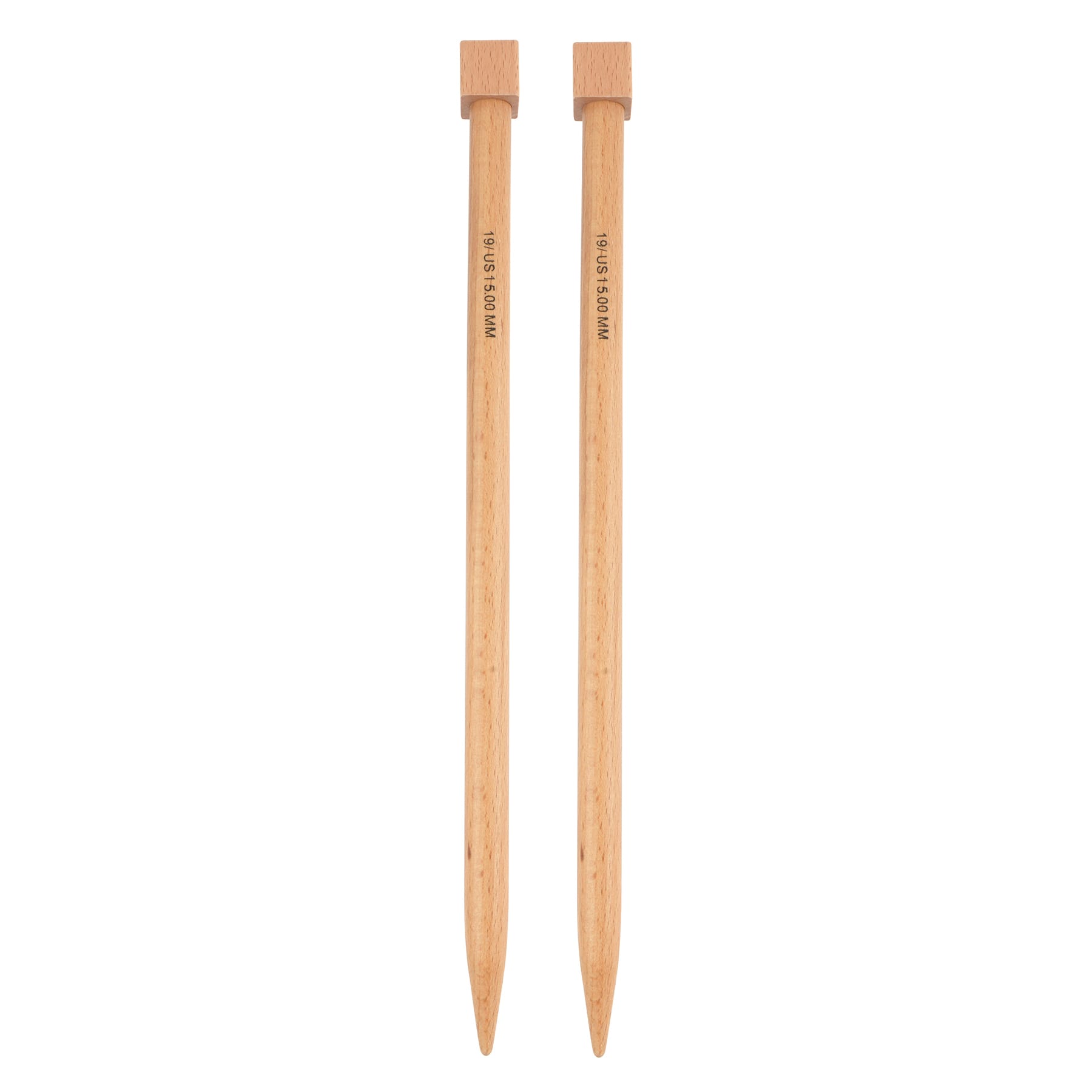 14" Jumbo Wood Knitting Needles by Loops & Threads®