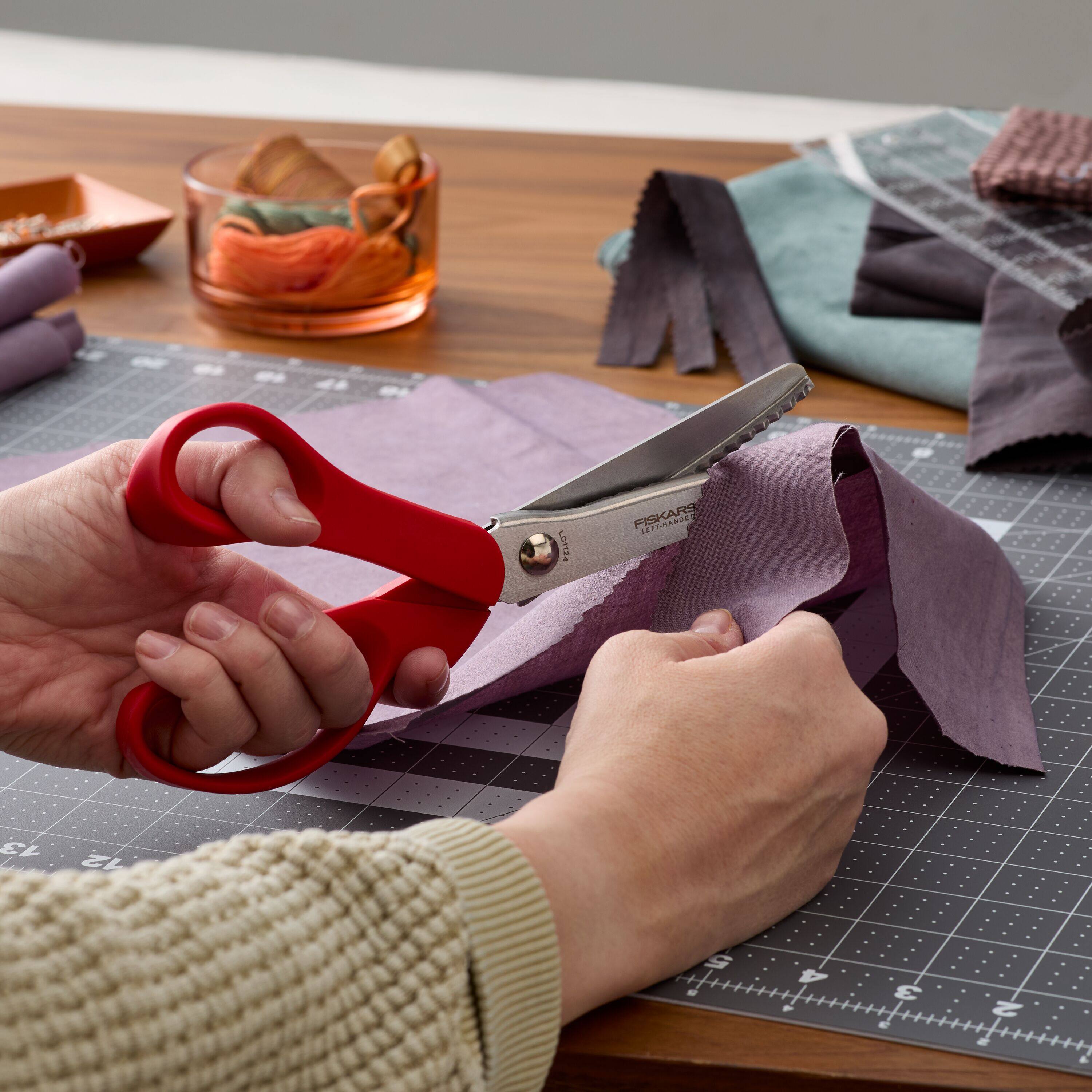 Fiskars® 8" Lefty Pinking Shears