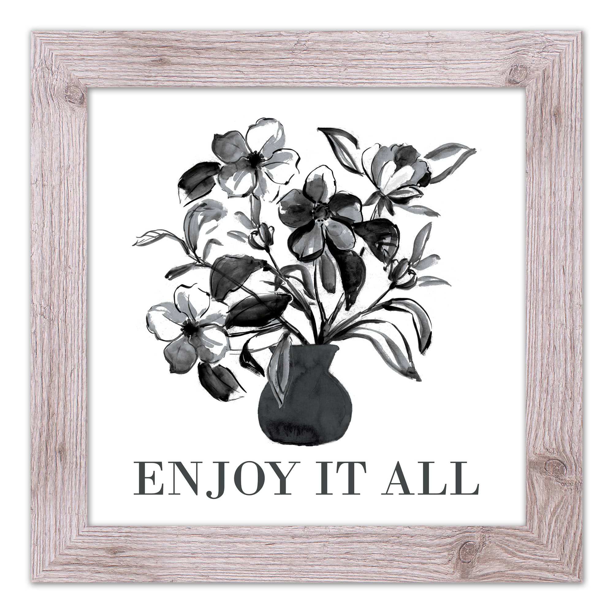 Enjoy It All Western Framed Print