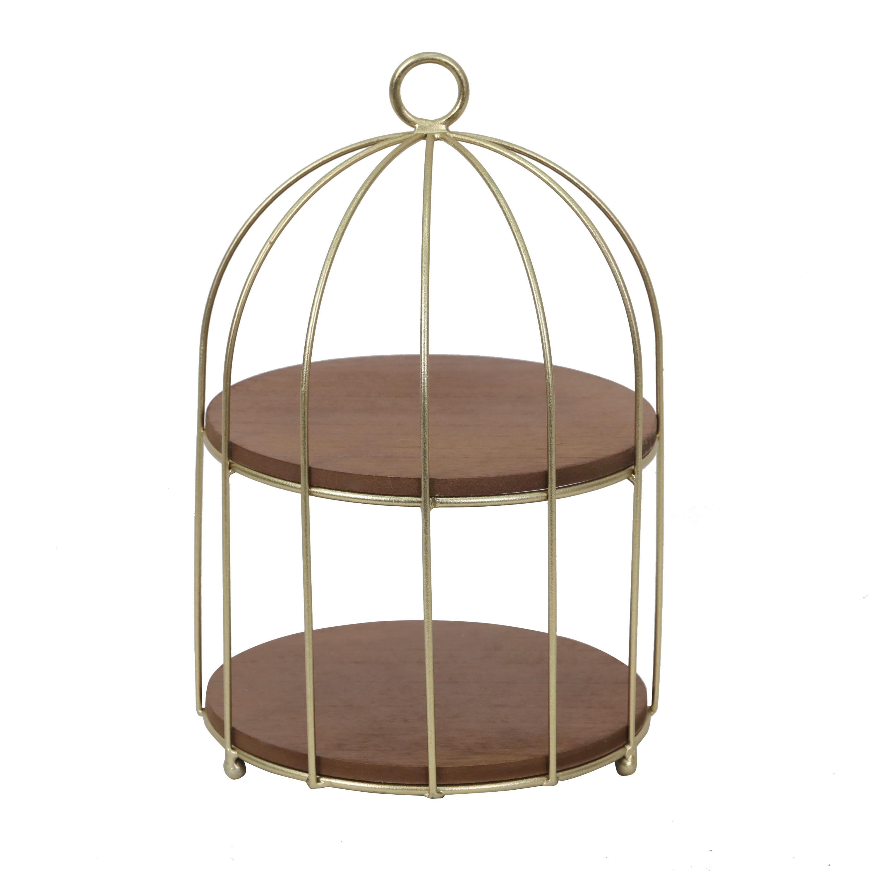 13&#x22; Two-Tier Wood Tray Tabletop D&#xE9;cor by Ashland&#xAE;