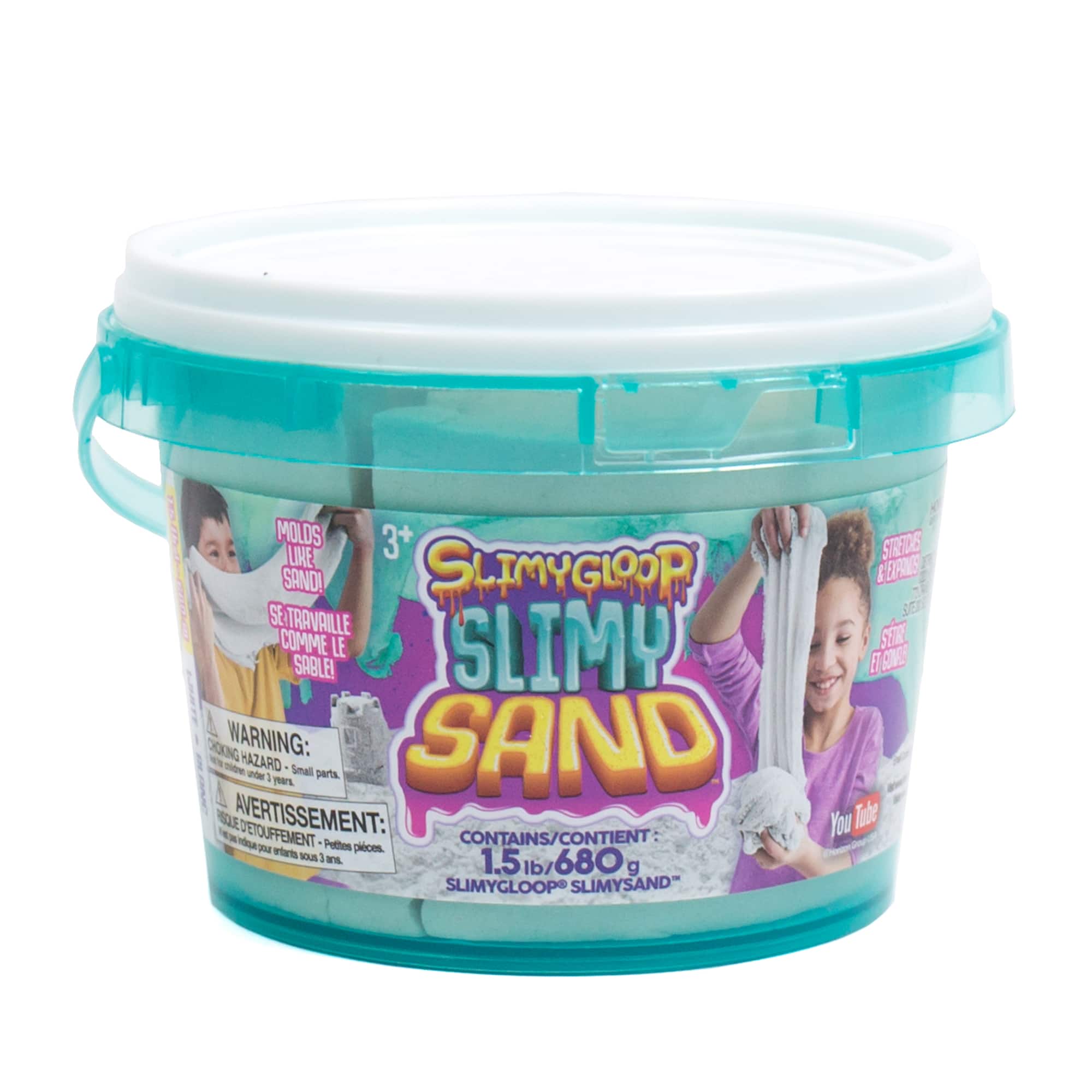 SlimyGloop™ Slimy Sand™ Bucket, White Michaels