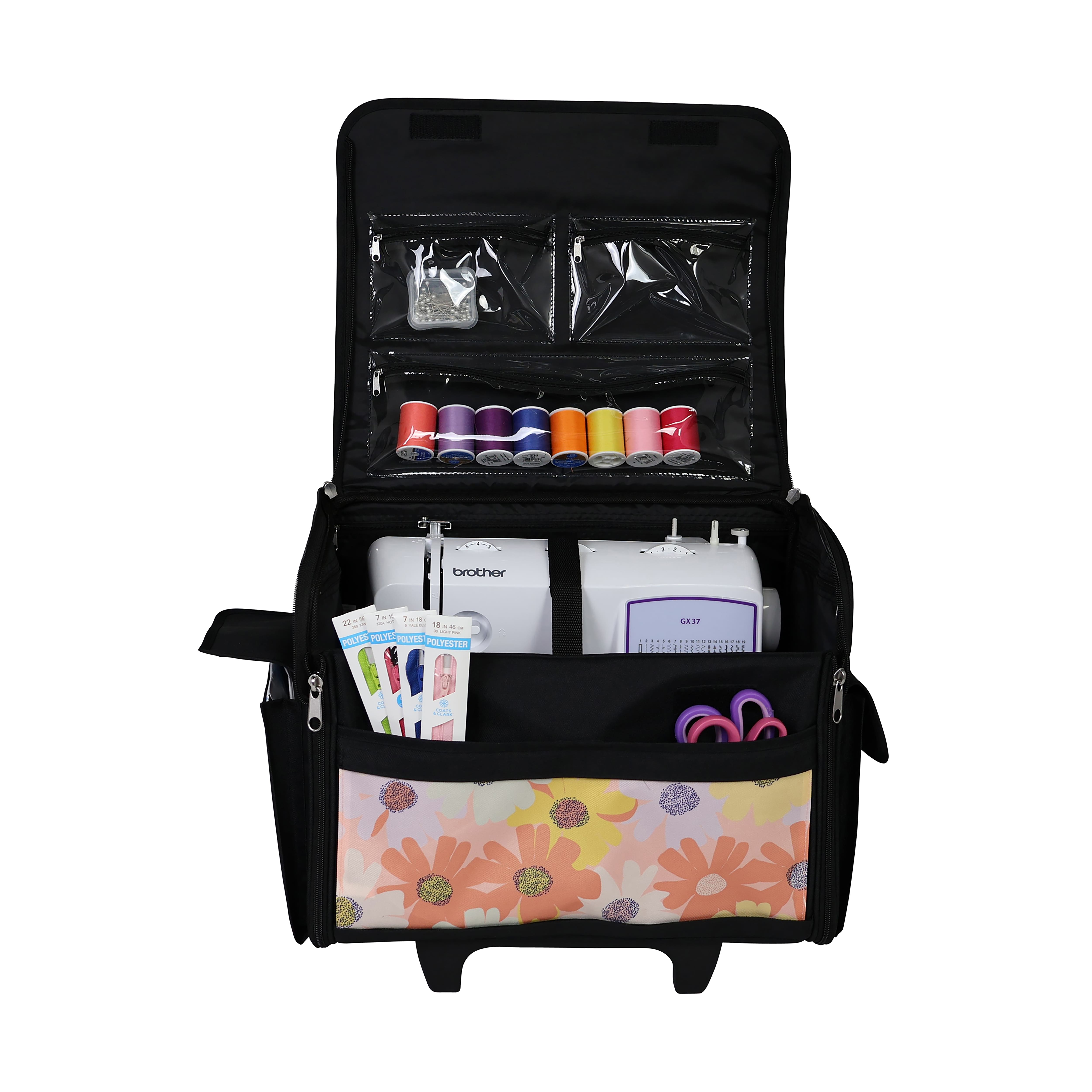 Everything Mary Collapsible Rolling Sewing Machine Tote