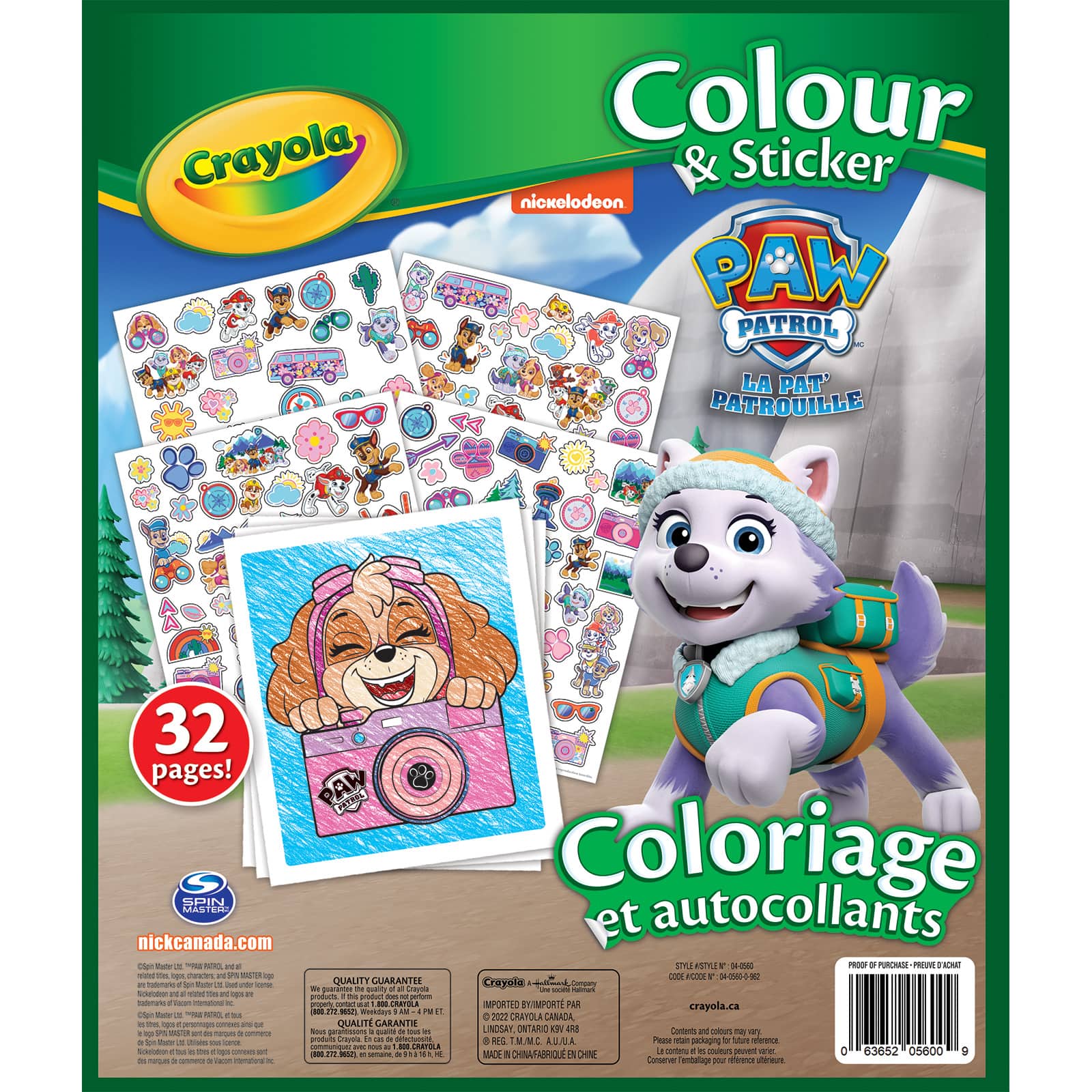 Crayola® Paw Patrol™ Colour & Sticker Book