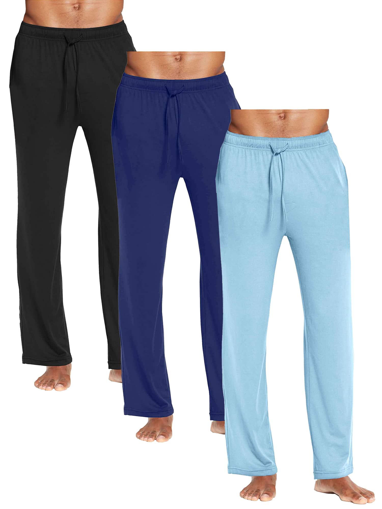 Galaxy by Harvic Men's Classic Lounge Pants 3 Pack