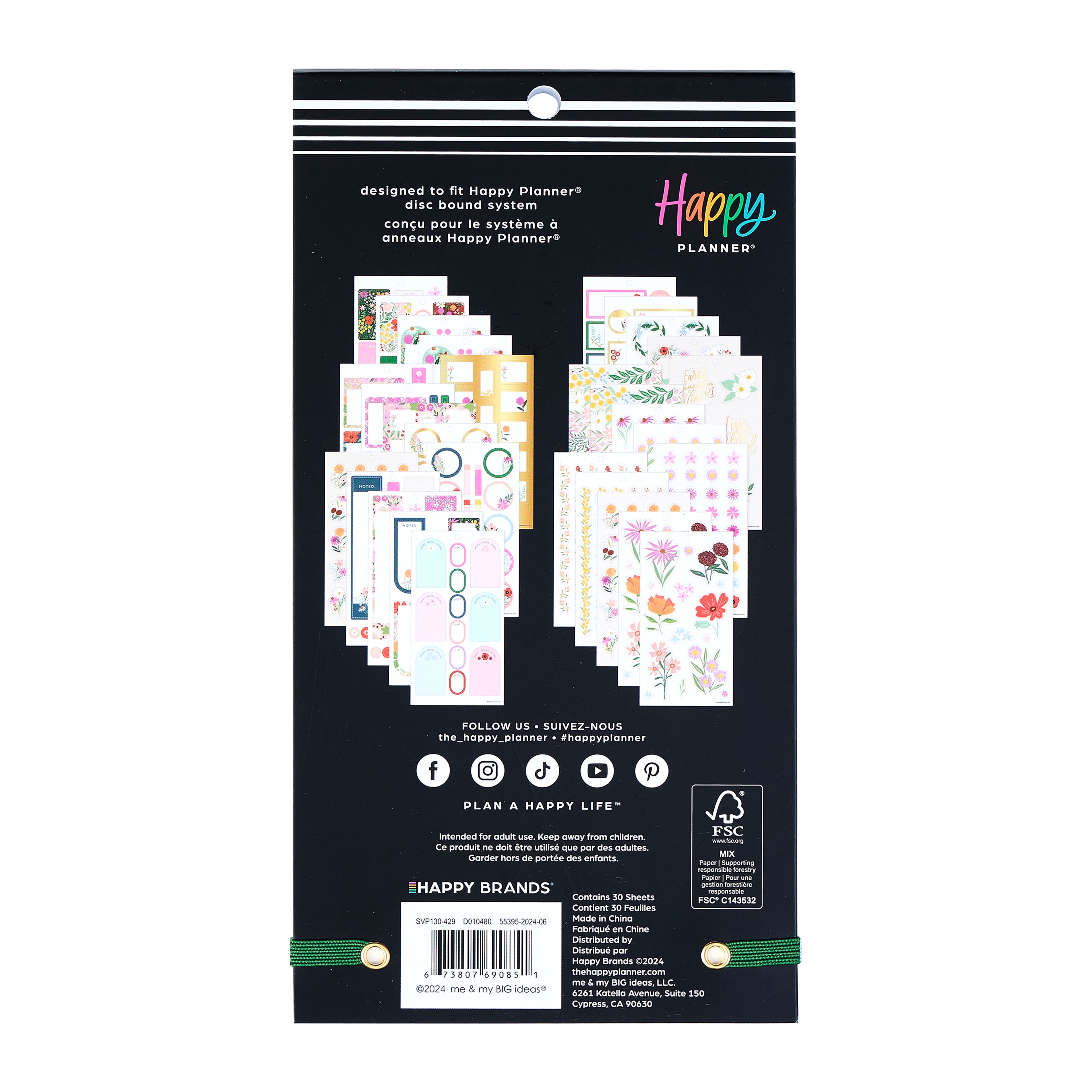 The Classic Happy Planner&#xAE; Blooming Bouquet Sticker Book