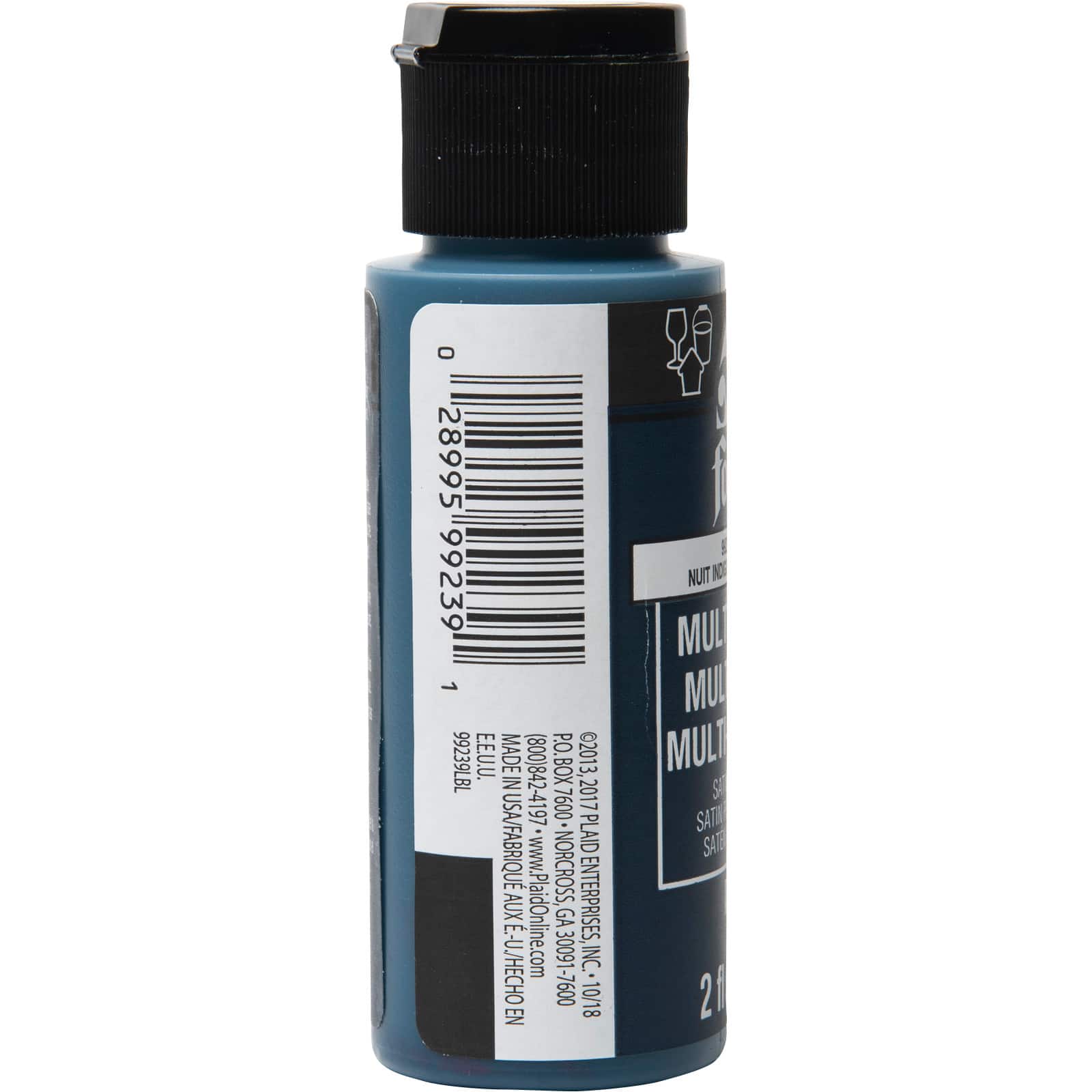 12 Pack: FolkArt® Multi-Surface Satin Acrylic Paint, 2oz.