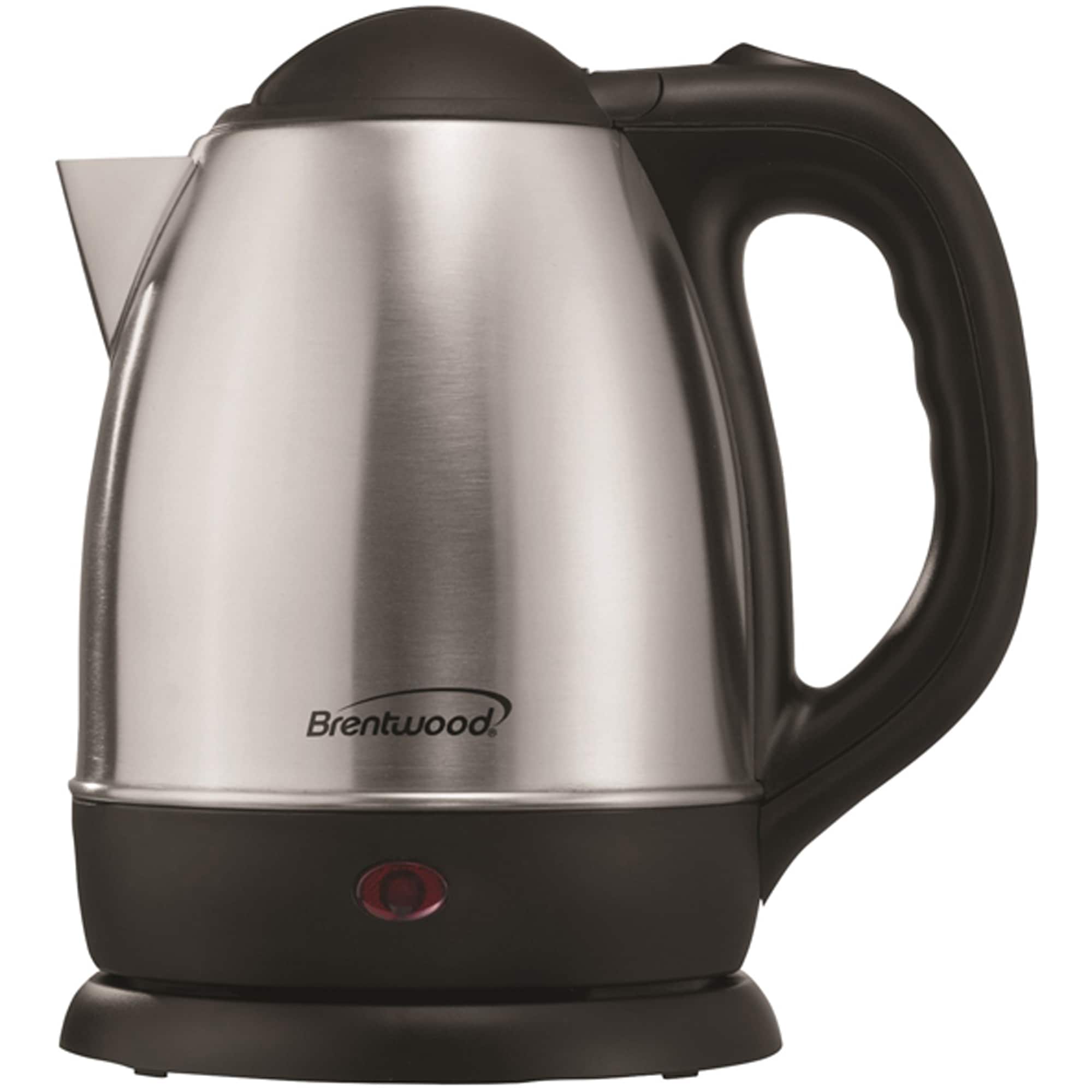 Brentwood 1.2L Stainless Steel Electric Cordless Tea Kettle