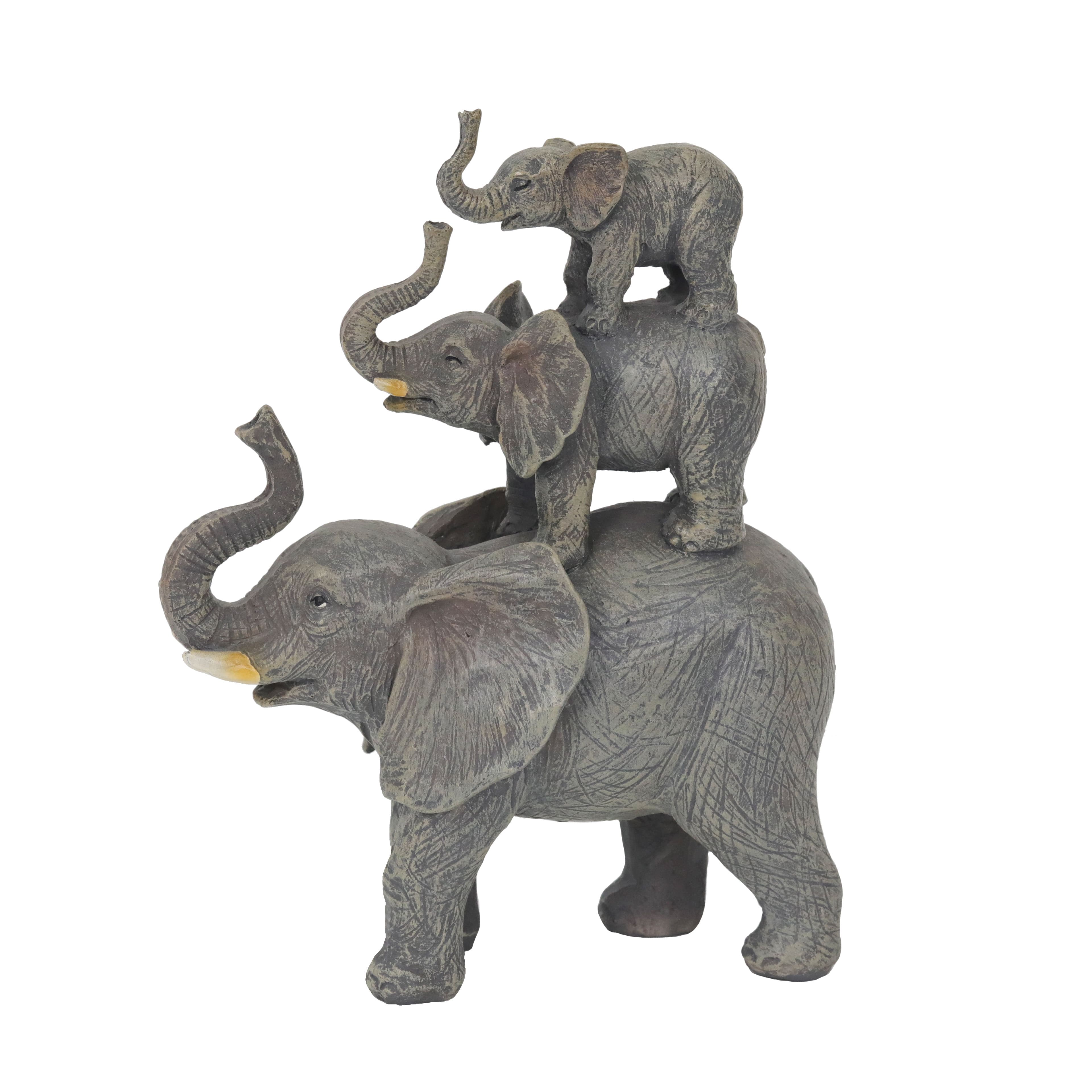7.75&#x22; Stacked Elephant Tabletop D&#xE9;cor by Ashland&#xAE;