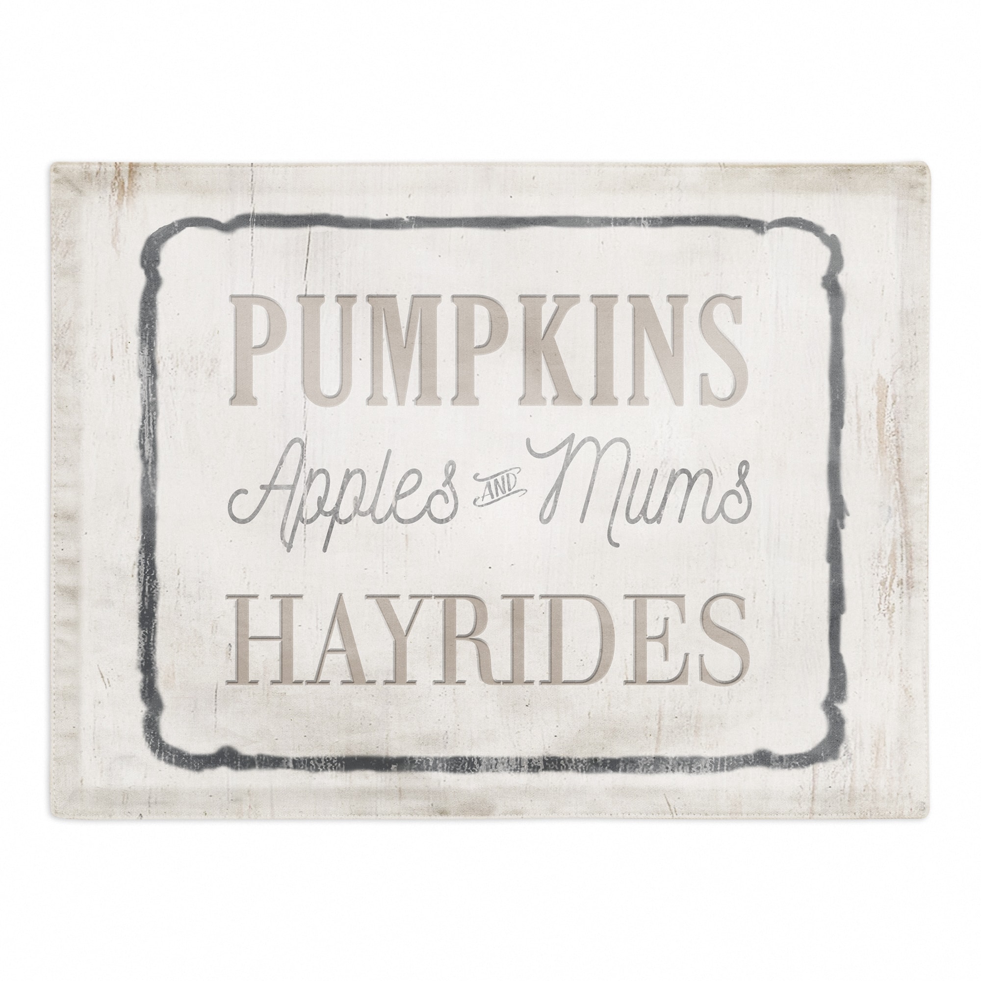 Pumpkins & Hayrides Polyester Twill Placemat