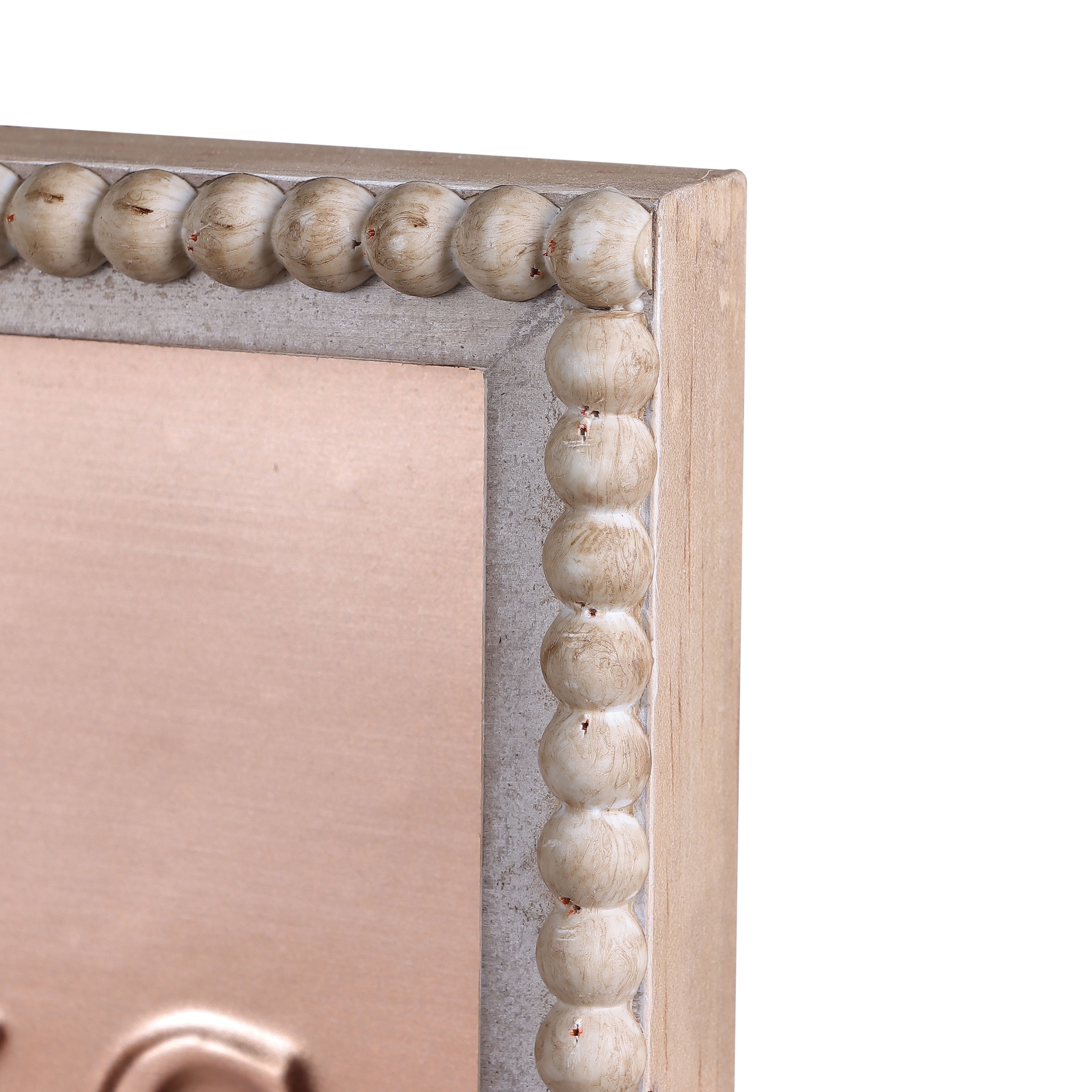 19.75" Merry Christmas Metal Wall Décor in Beaded Frame by Ashland®