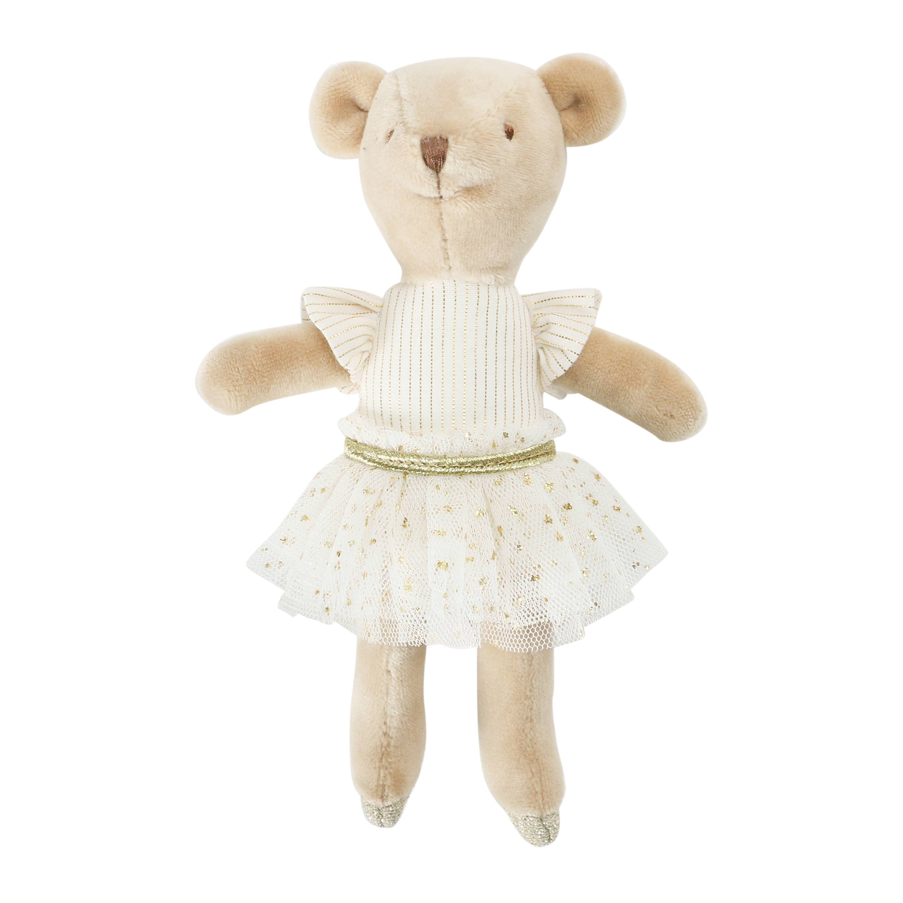 Hello Honey&#xAE; White &#x26; Brown Polyester Stuffed Animal Set