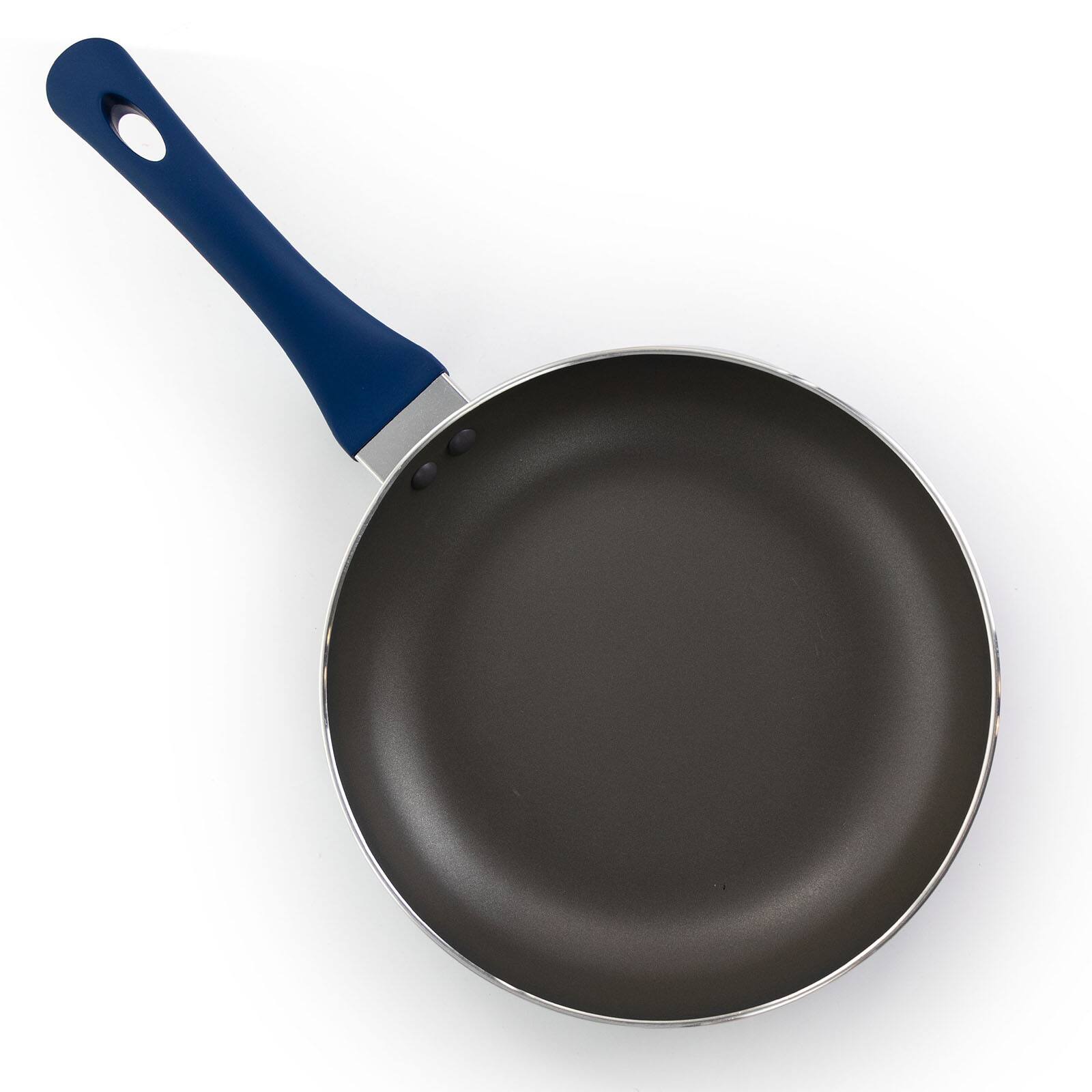 Gibson Home® Charmont 9.5'' Yale Blue Nonstick Aluminum Frying Pan