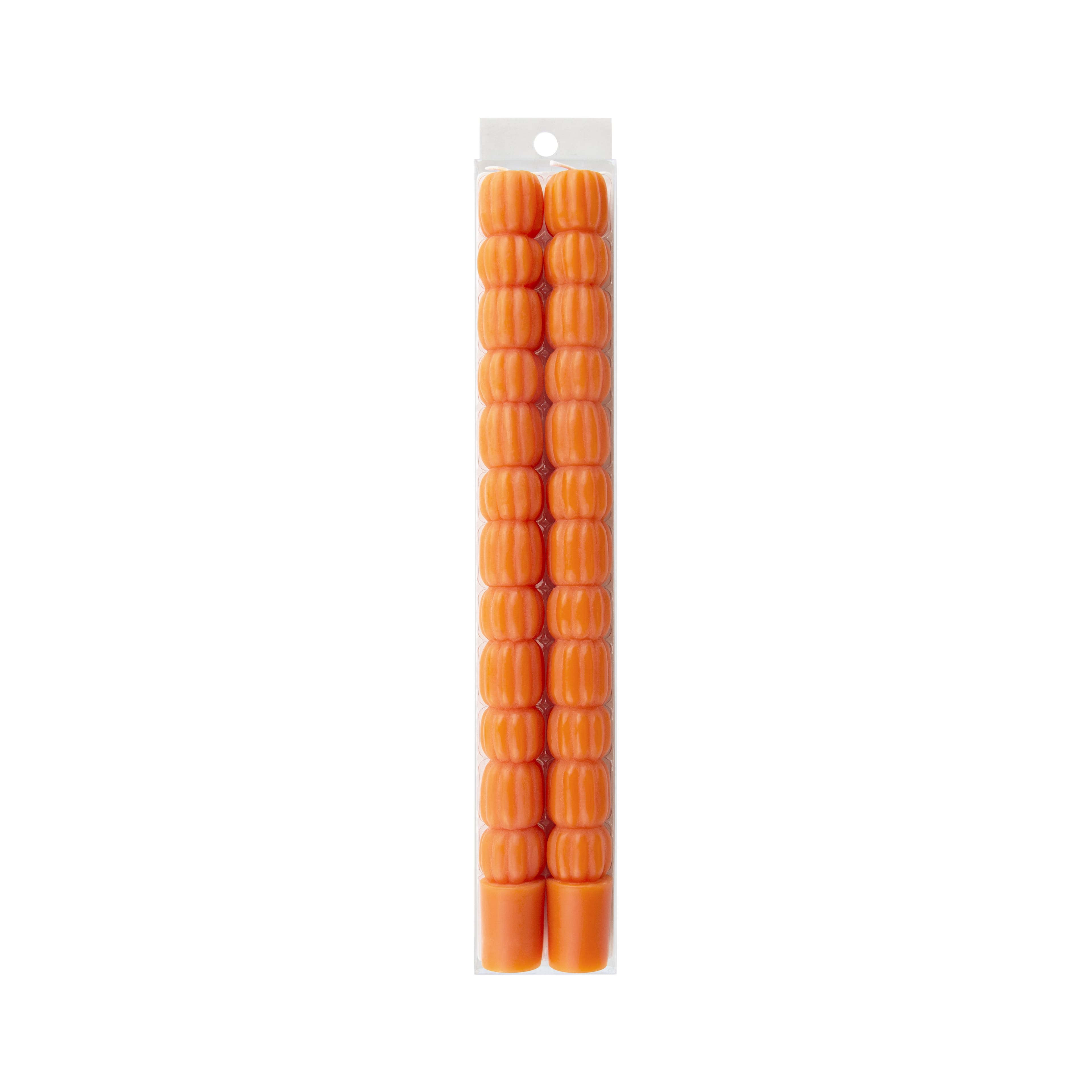10" Pumpkin Taper Candles, 2ct. by Ashland®
