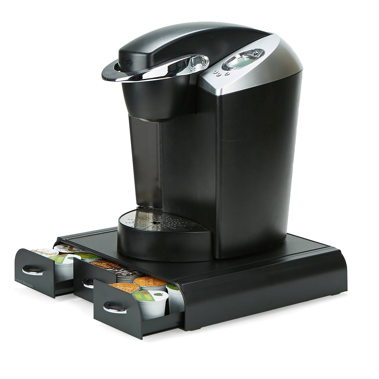 Mind Reader Black 36 Capacity 'Anchor' Triple Drawer Single Serve Coffee Pod Holder