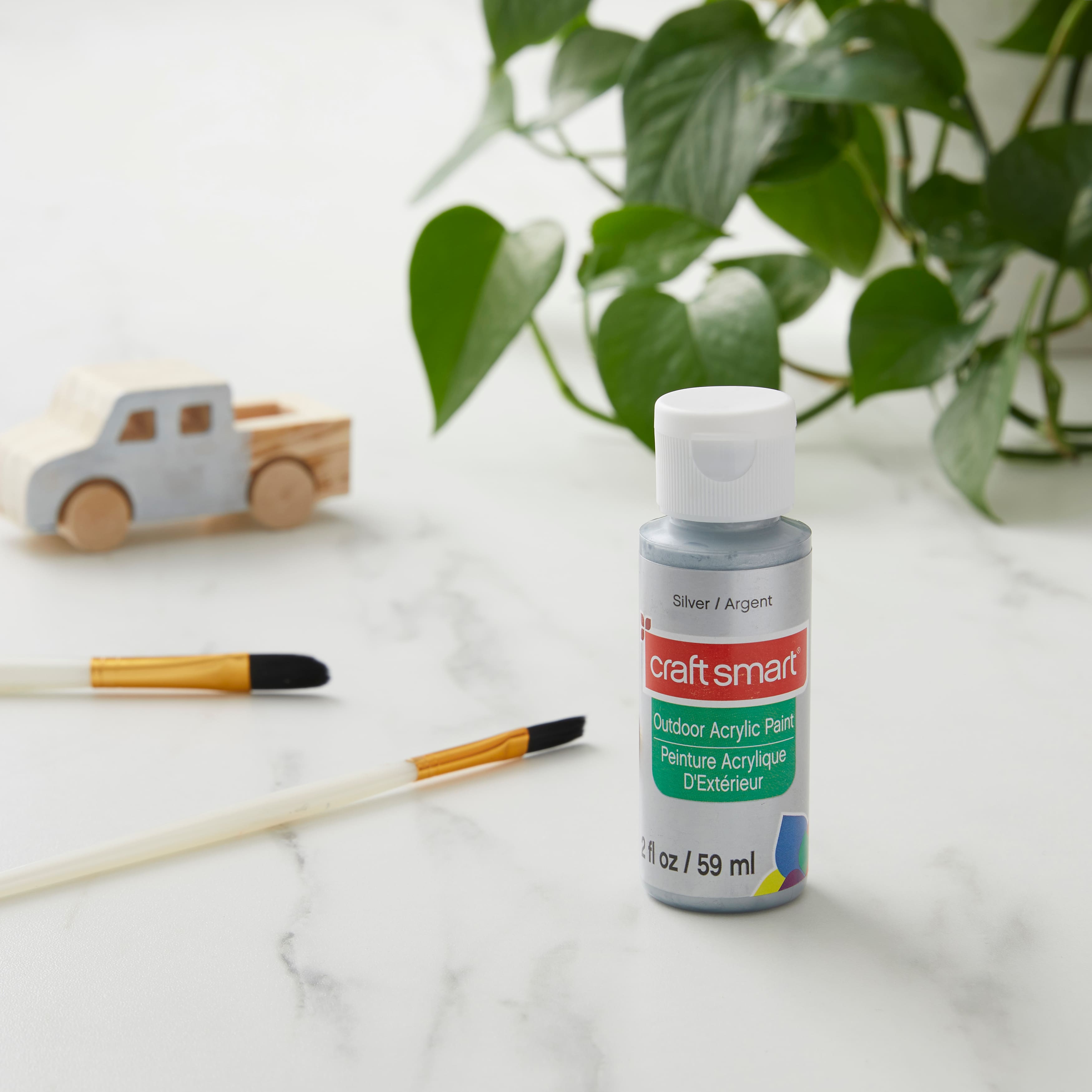 12 Pack: Metallic Outdoor Acrylic Paint by Craft Smart®, 2oz.