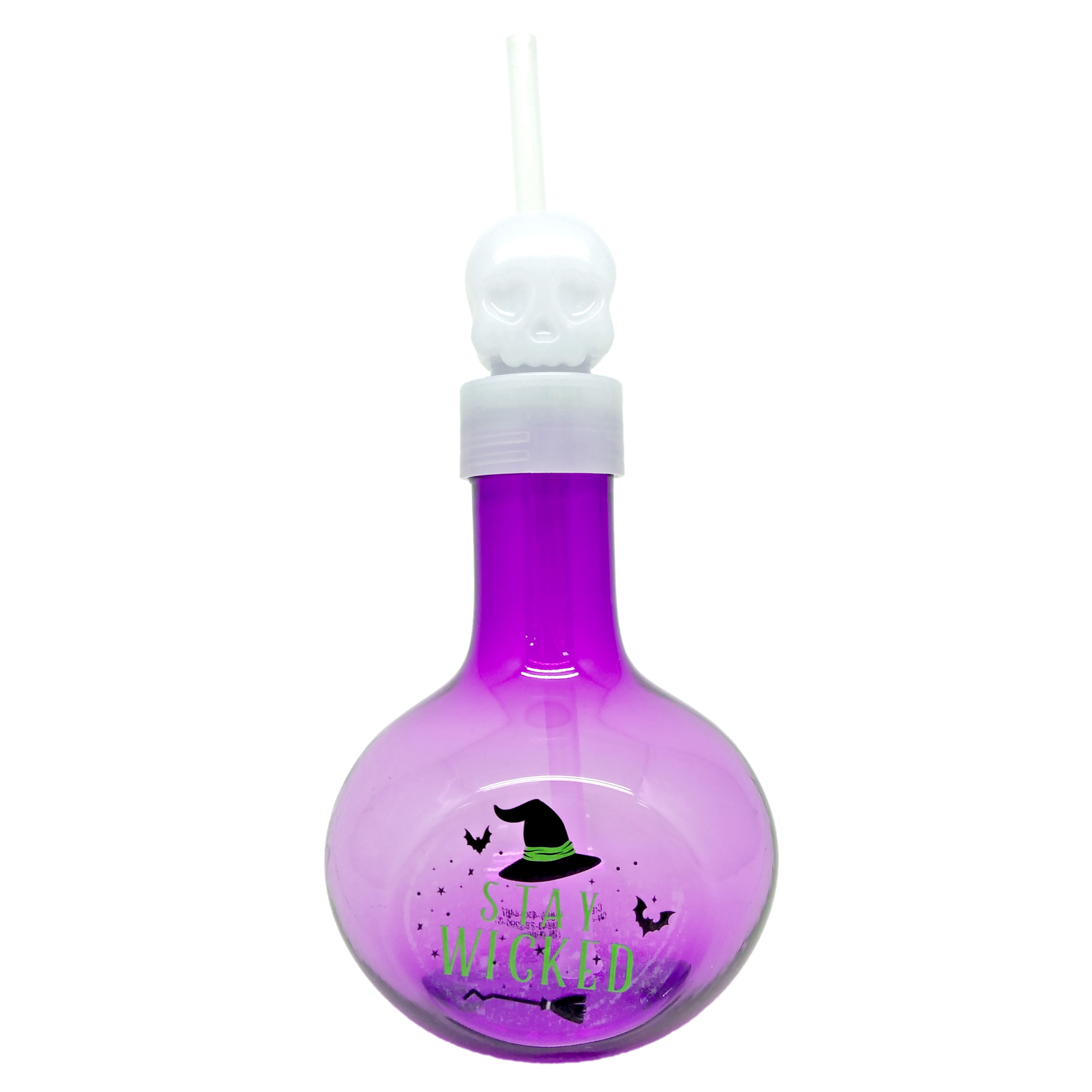 13.25&#x22; Purple Potion Bottle Cup