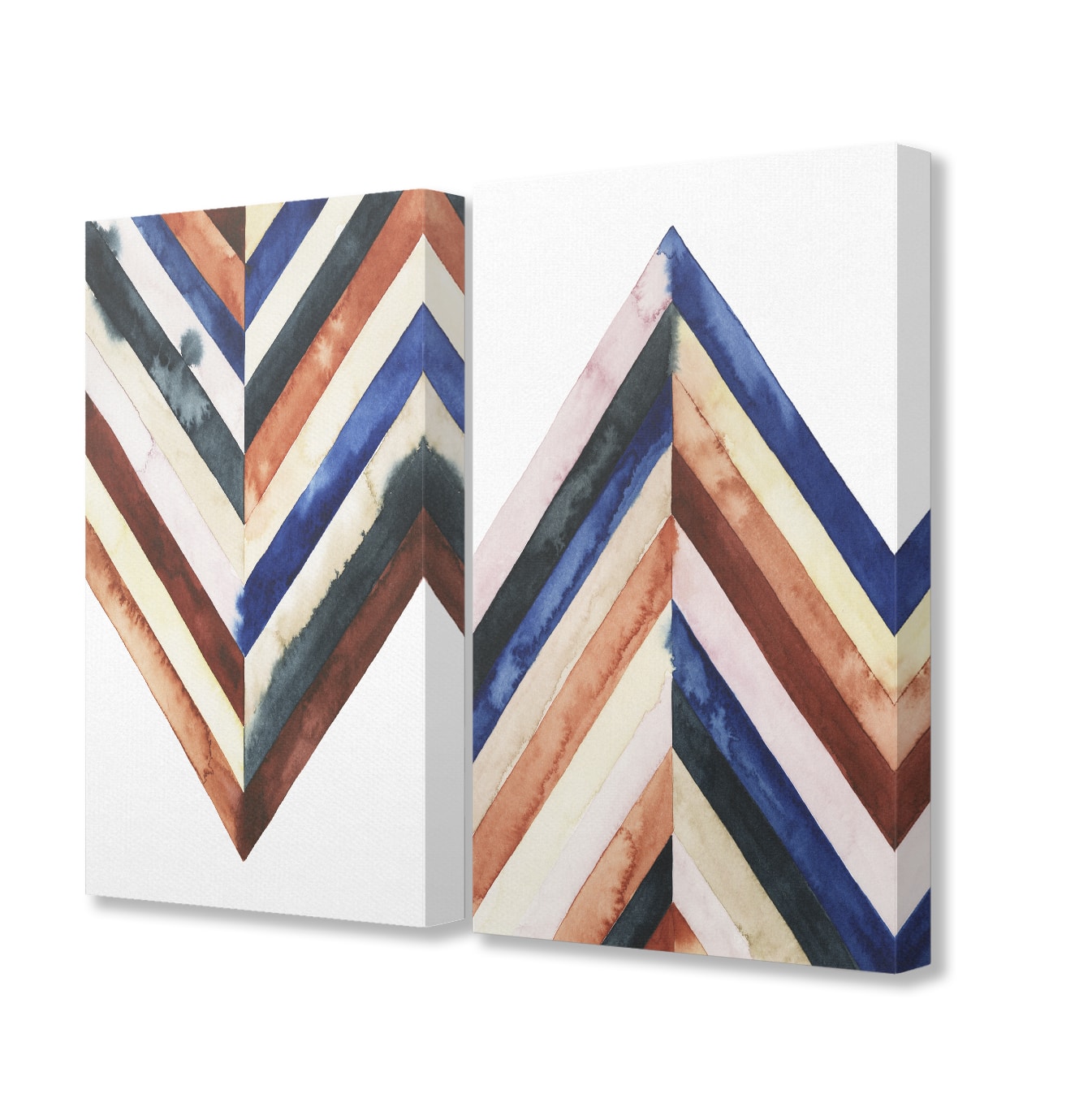 Stupell Industries Abstract Layered Shapes Wall Art, 2ct.