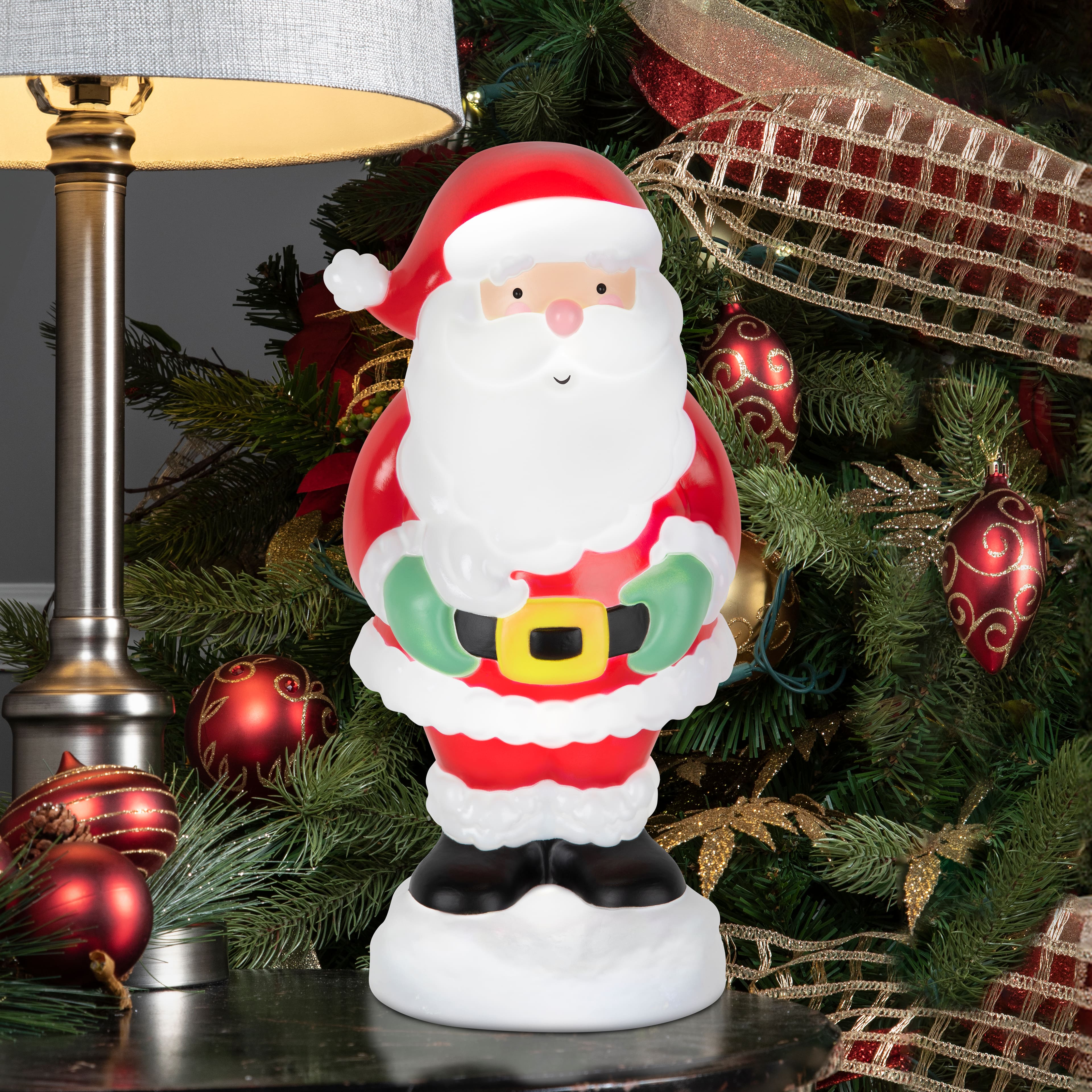 14&#x22; LED Santa Claus Blow Mold by Ashland&#xAE;