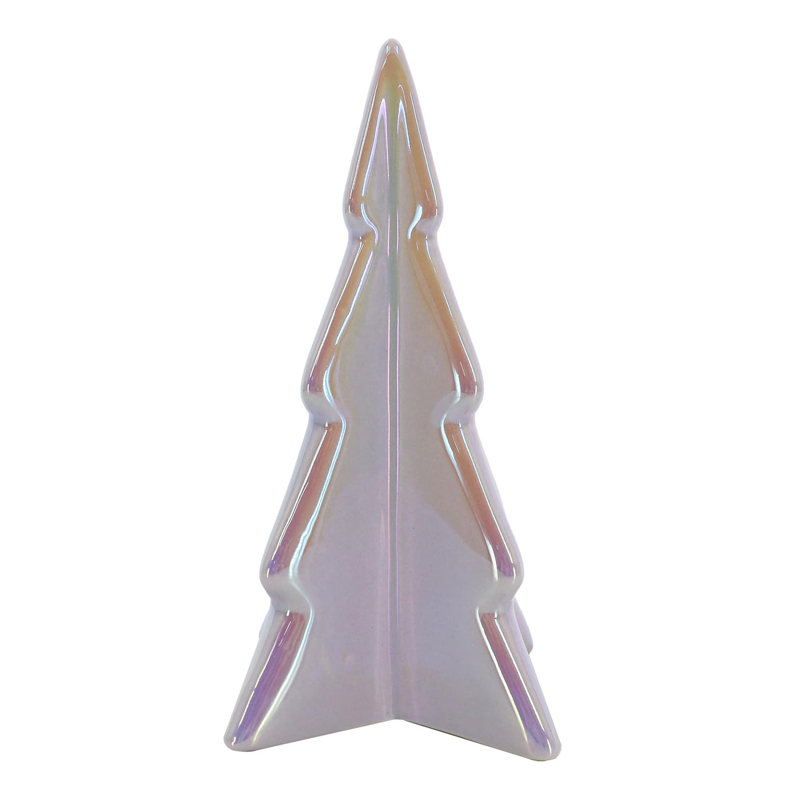 7.25&#x22; Iridescent Ceramic Tree Tabletop D&#xE9;cor by Ashland&#xAE;