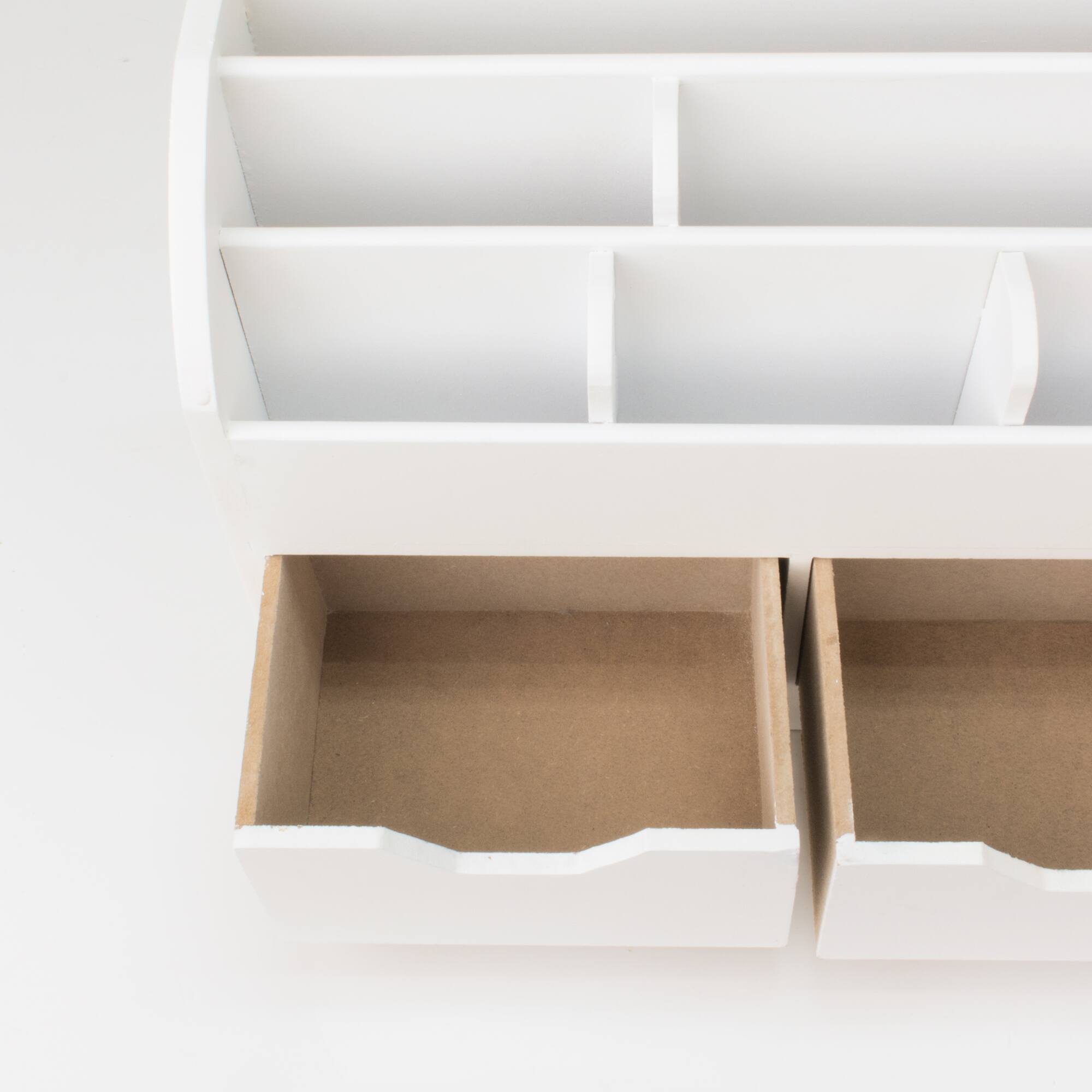 American Art D&#xE9;cor&#x2122; White Space Saving Desk Organizer with USB Port