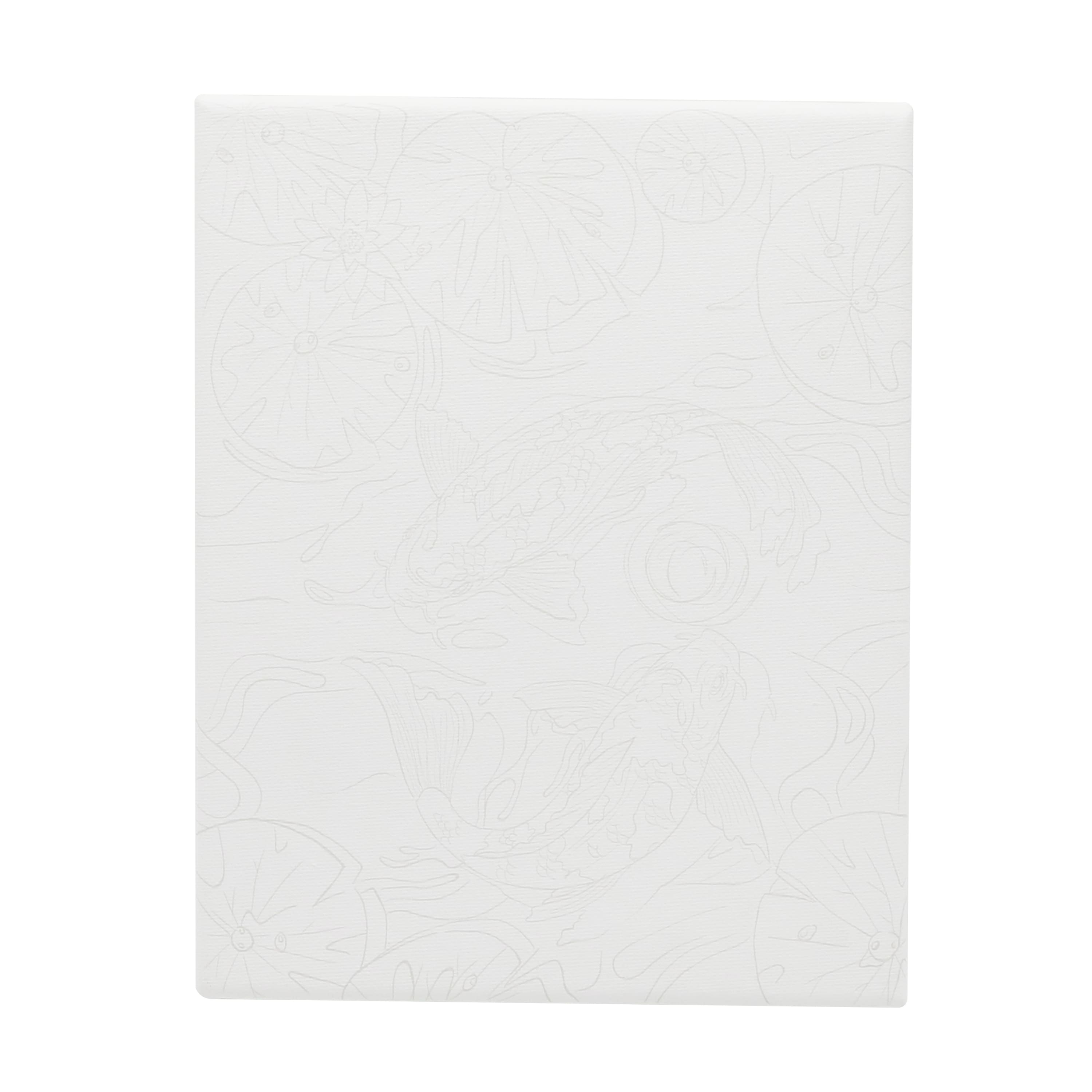 8&#x22; x 10&#x22; Koi Fish Canvas Painting Kit by Craft Smart&#xAE;